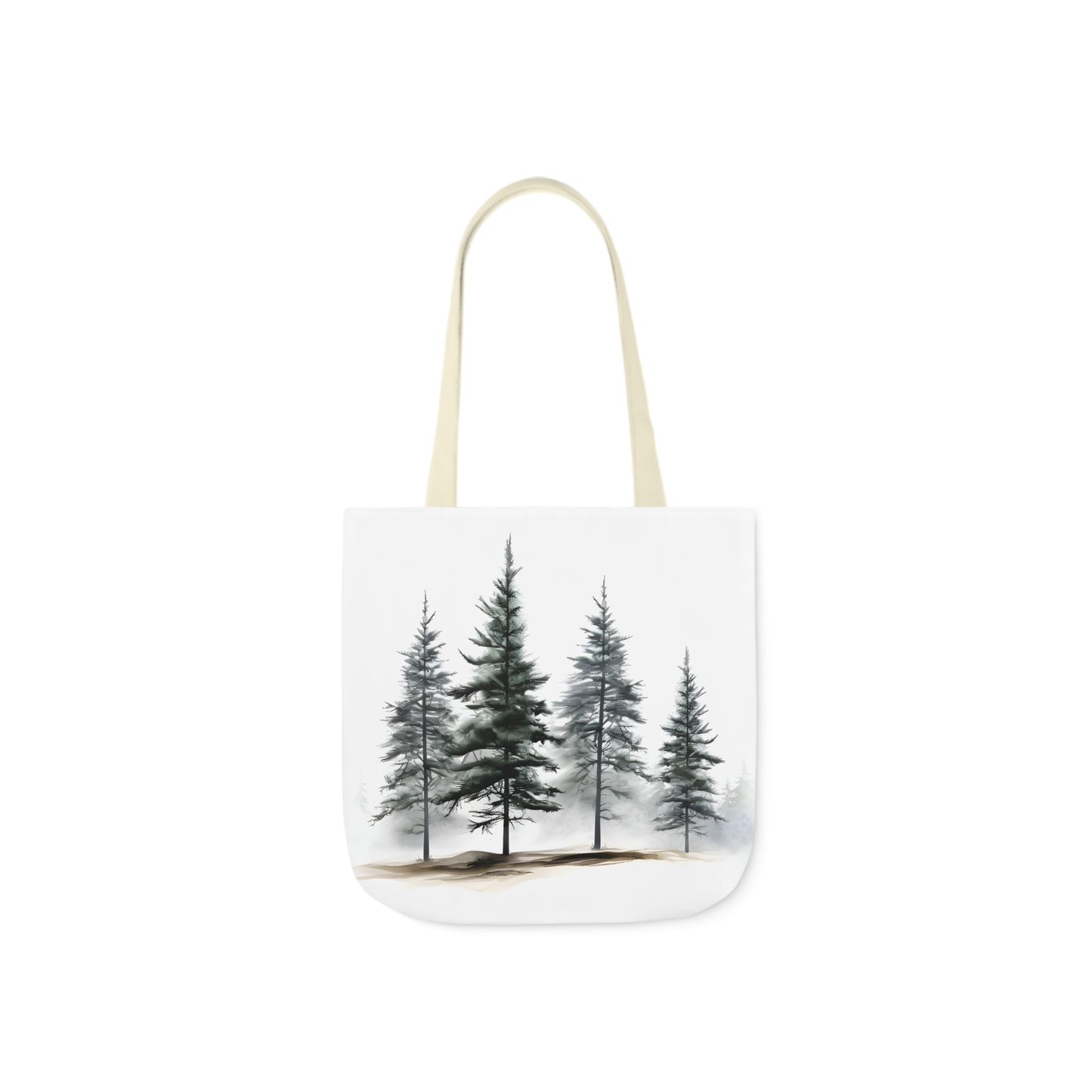 Pine Tree Polyester Canvas Tote Bag (AOP)