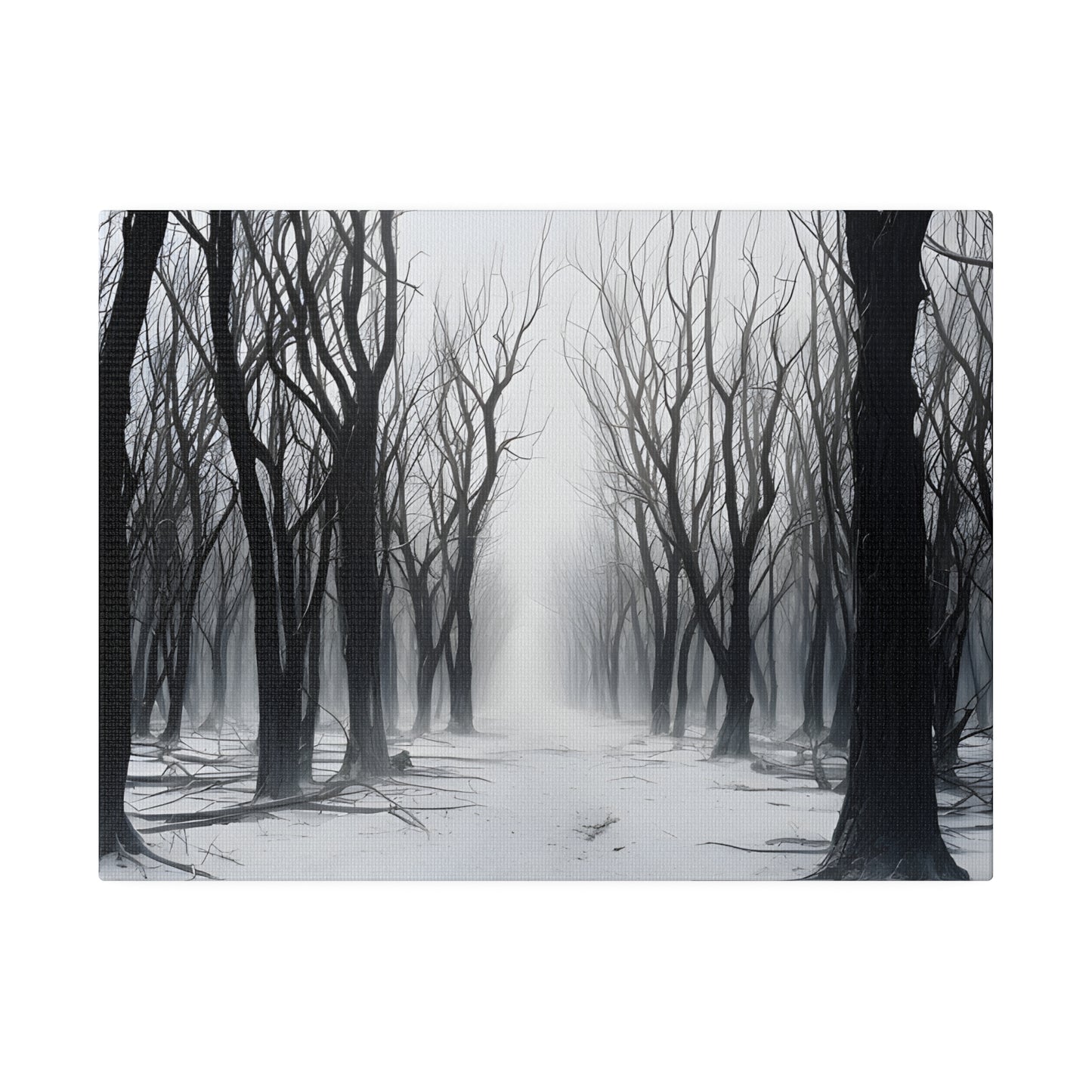 Winter Tree Matte Canvas, Stretched, 0.75"