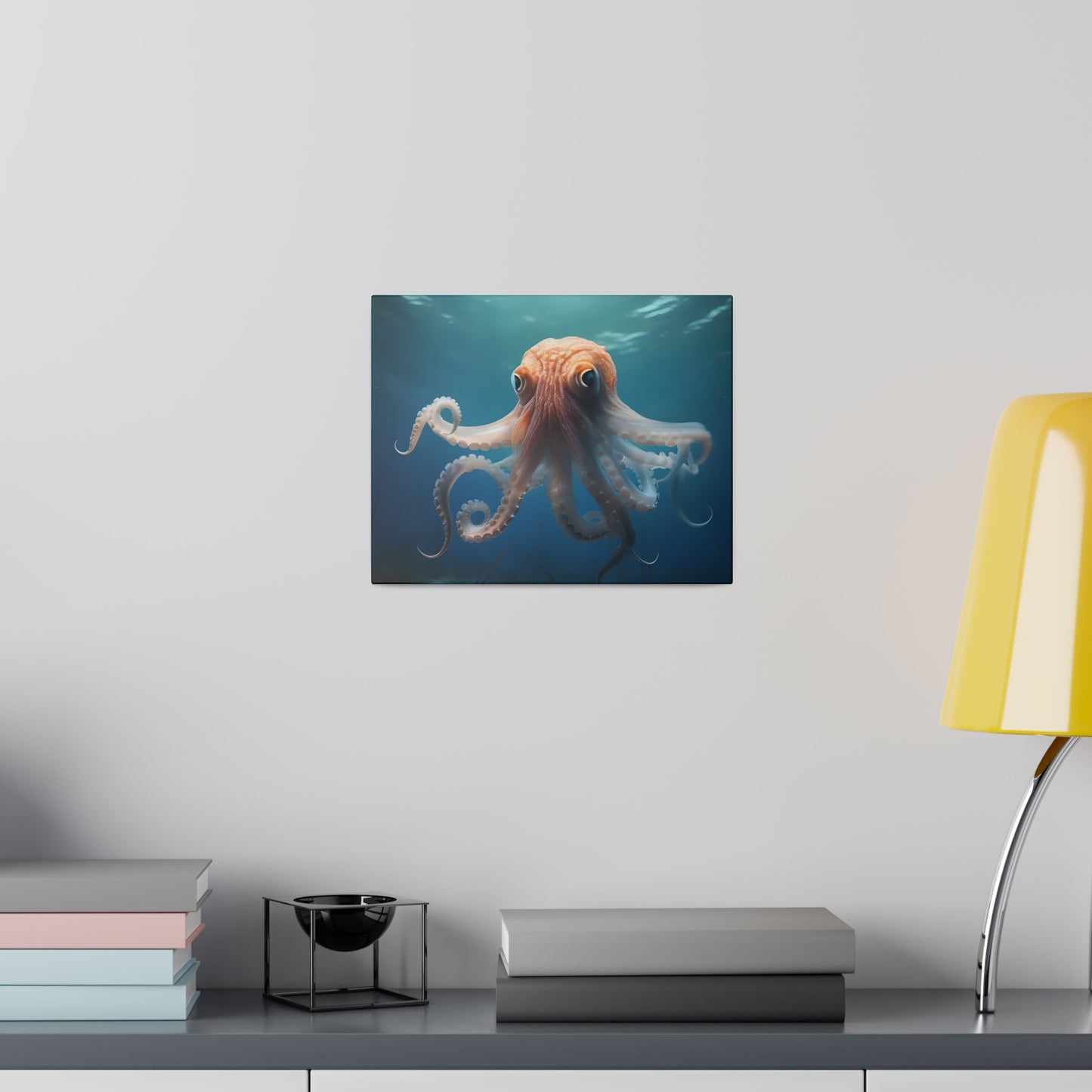Octopus Matte Canvas, Stretched, 0.75" pn010