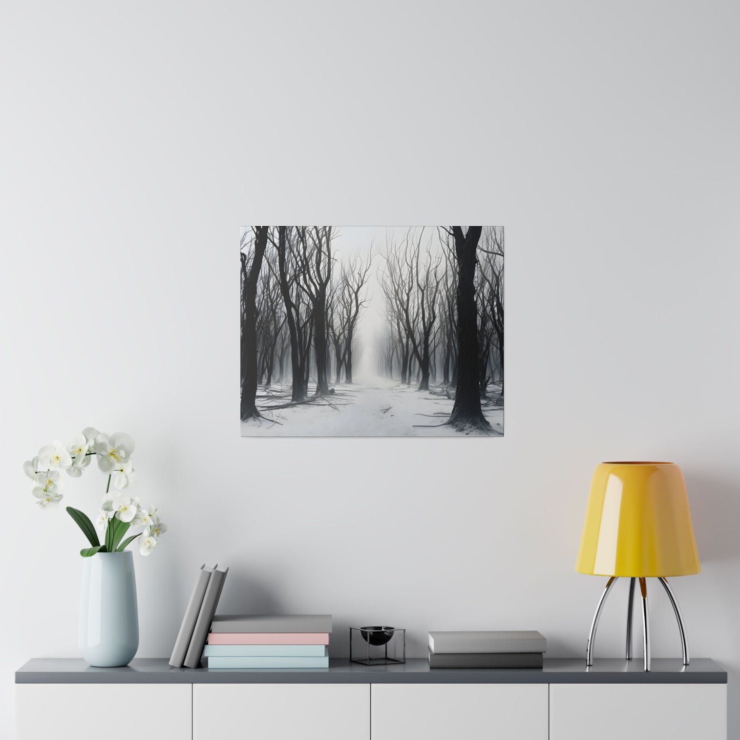 Winter Tree Matte Canvas, Stretched, 0.75"