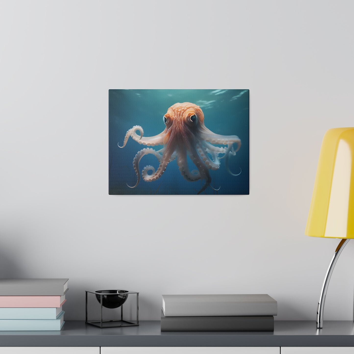 Octopus Matte Canvas, Stretched, 0.75" pn010