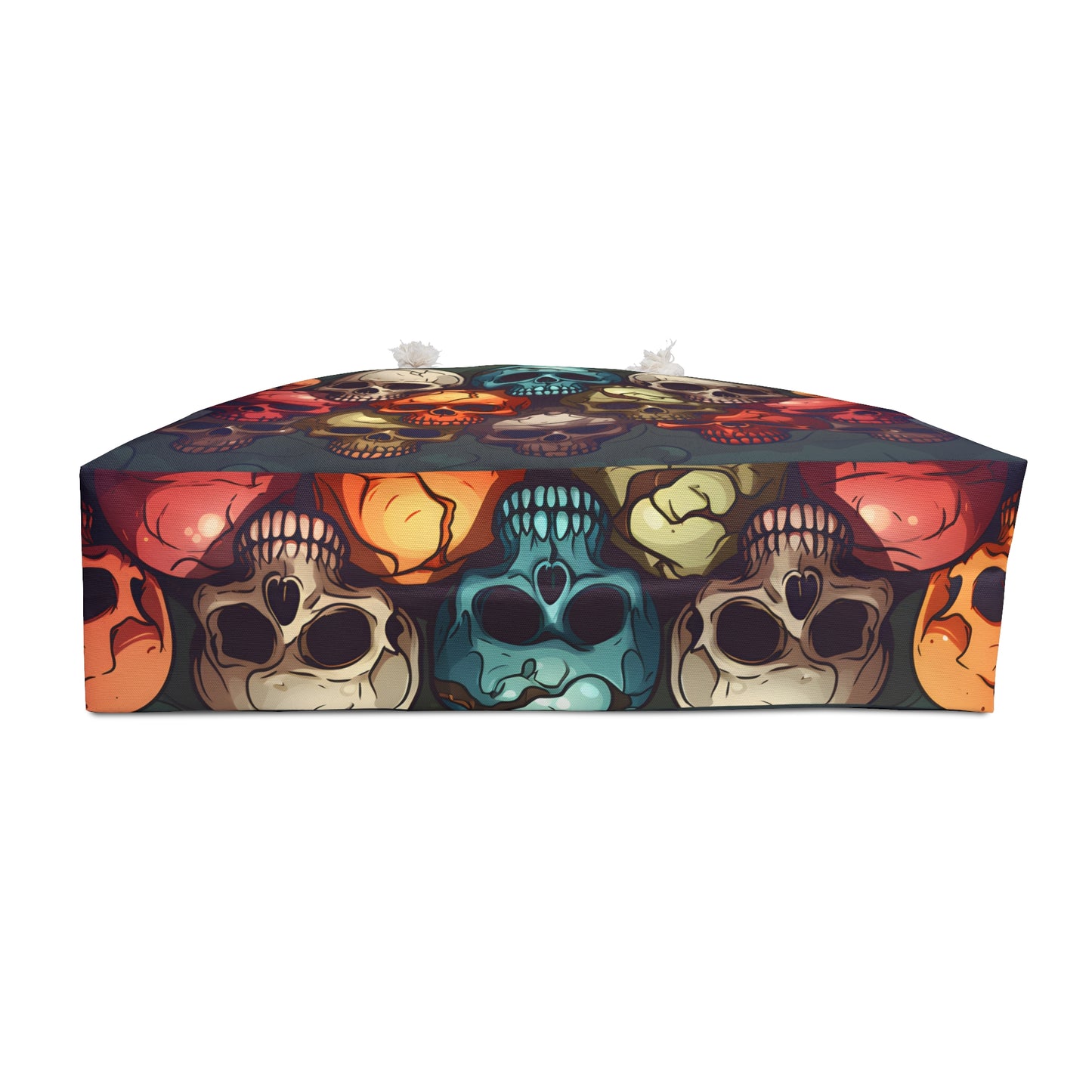 Colorful Skull Weekender Bag