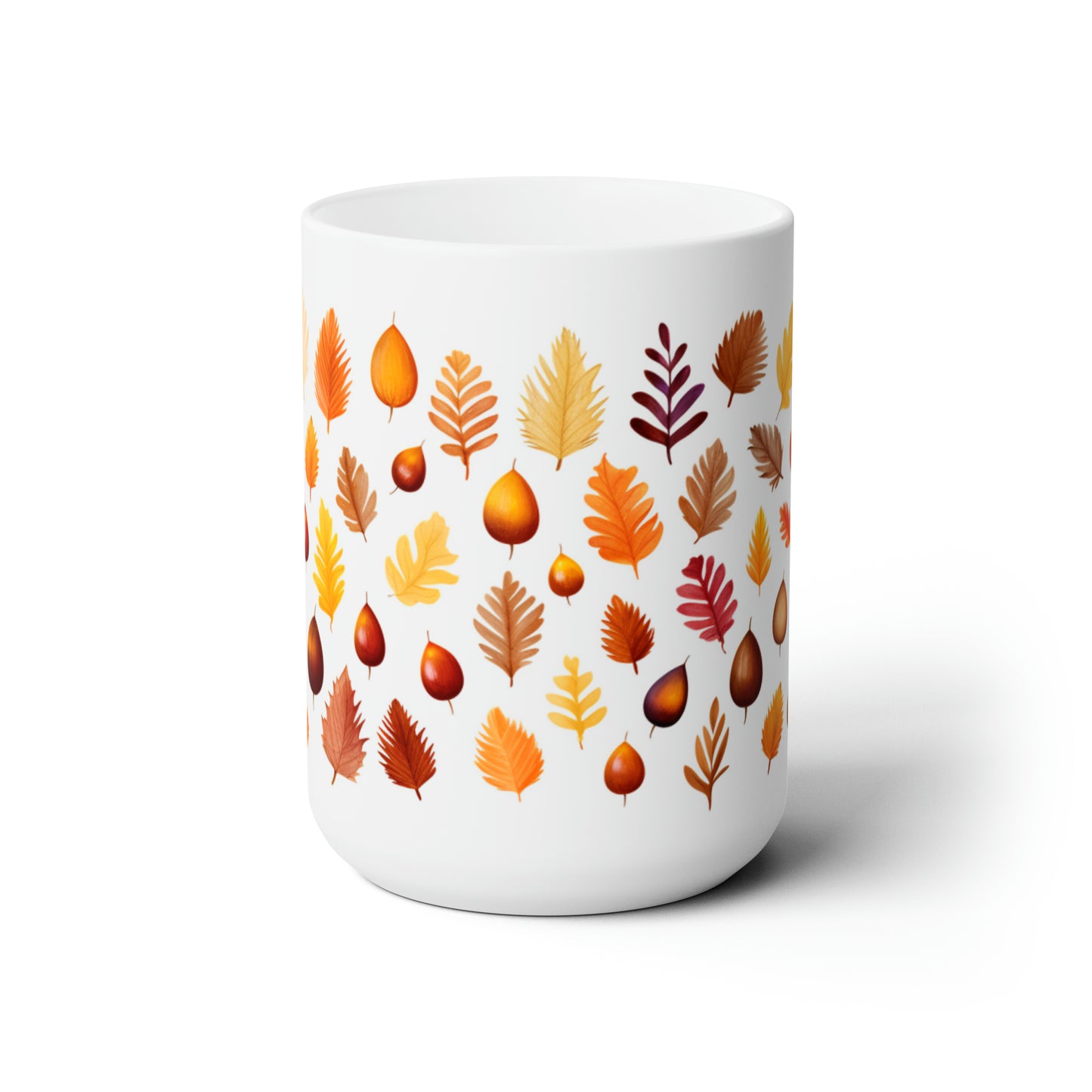 Fall leaves Ceramic Mug 15oz