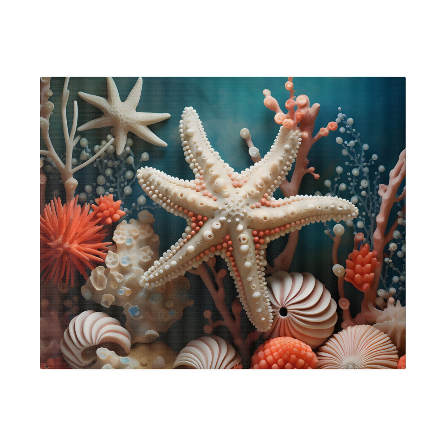 Starfish Matte Canvas, Stretched, 0.75" pn009