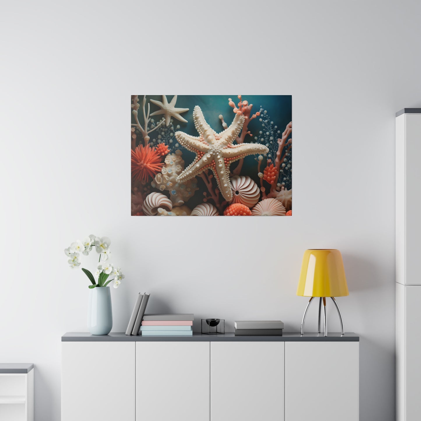Starfish Matte Canvas, Stretched, 0.75" pn009