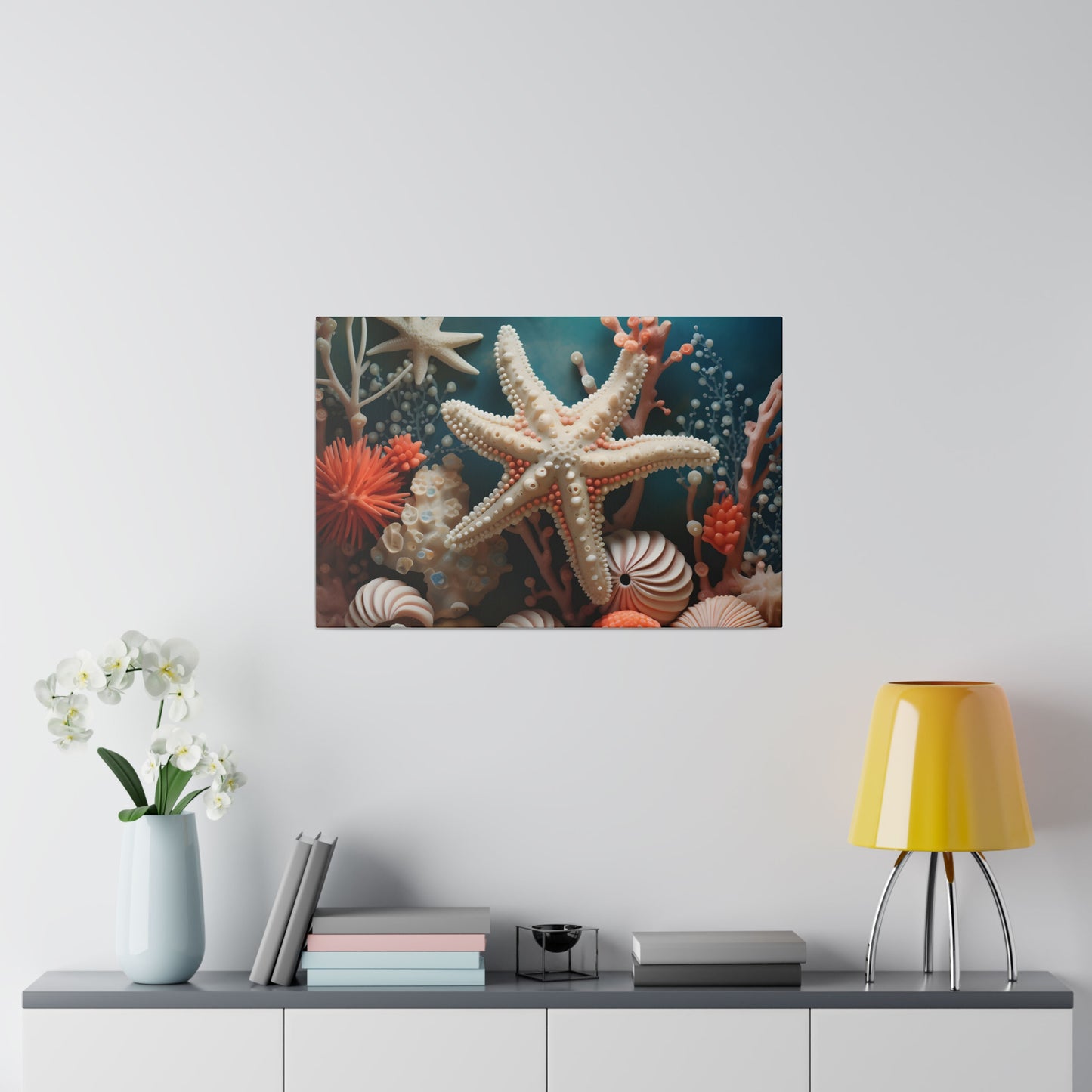 Starfish Matte Canvas, Stretched, 0.75" pn009