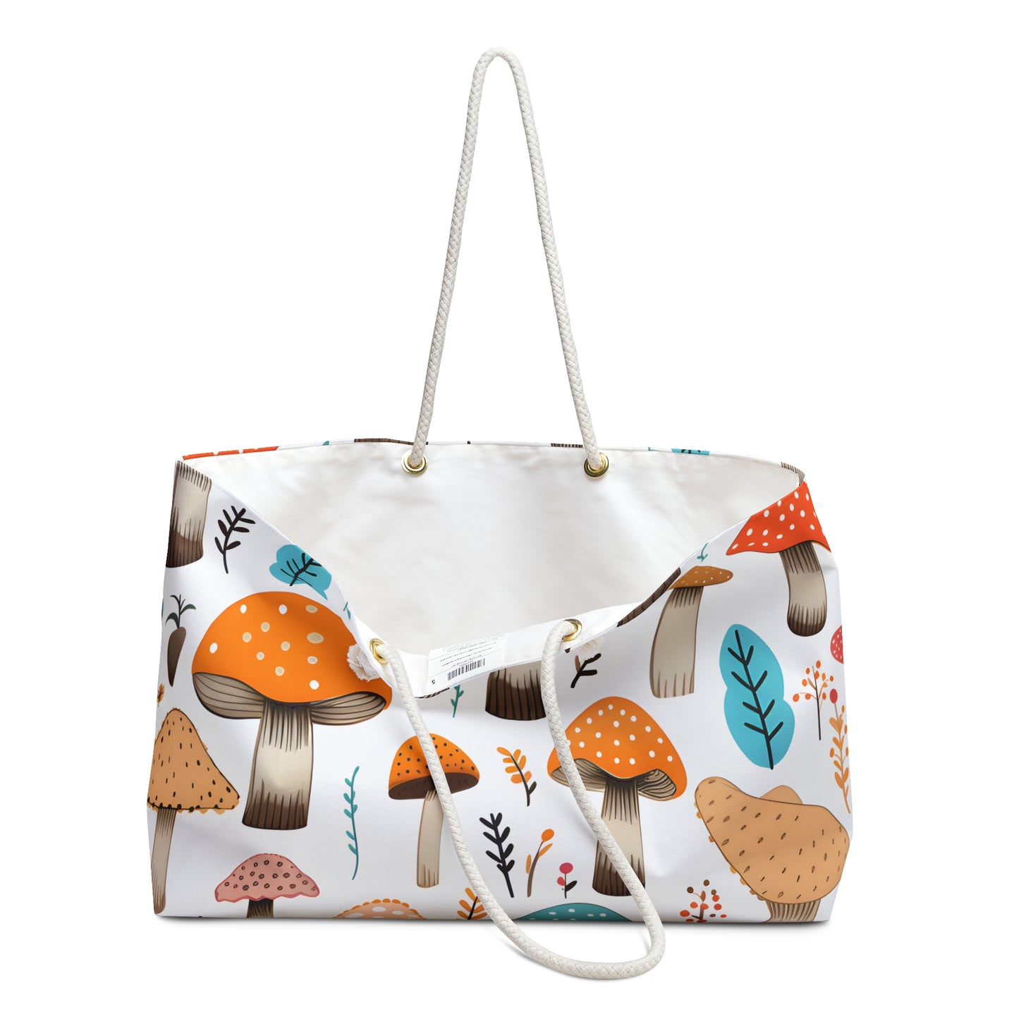 Colorful Mushroom Weekender Bag