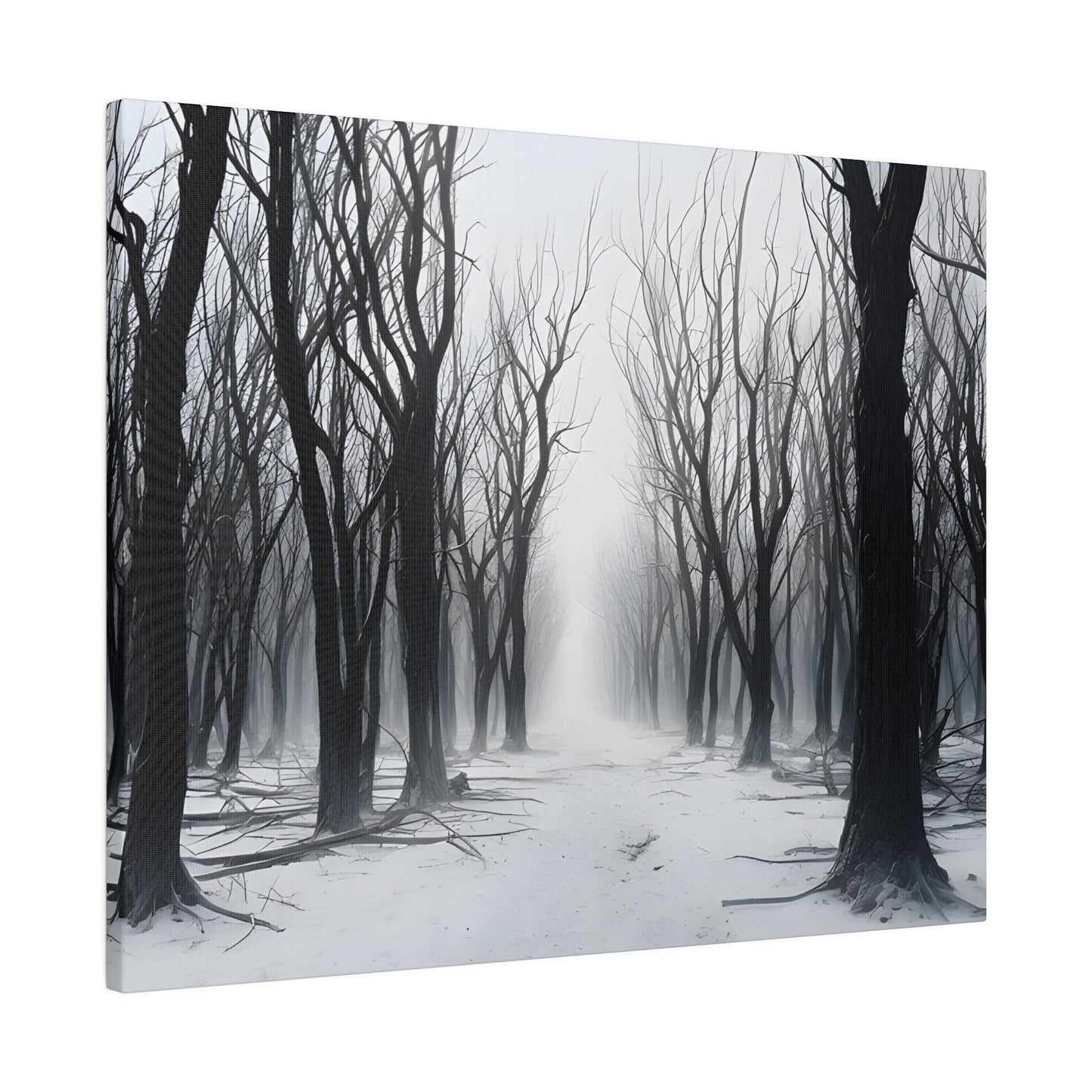 Winter Tree Matte Canvas, Stretched, 0.75"