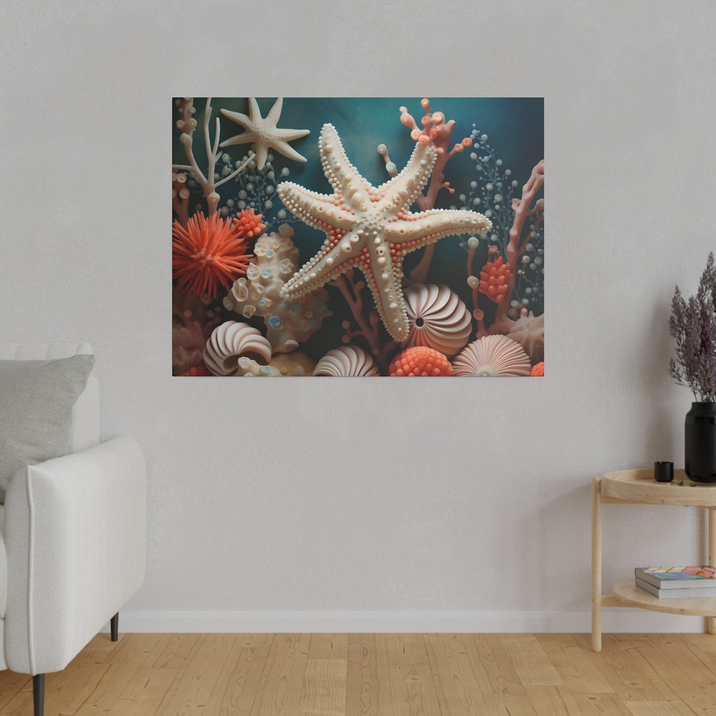Starfish Matte Canvas, Stretched, 0.75" pn009