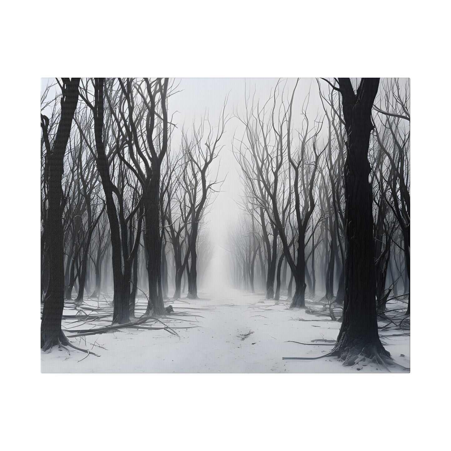 Winter Tree Matte Canvas, Stretched, 0.75"