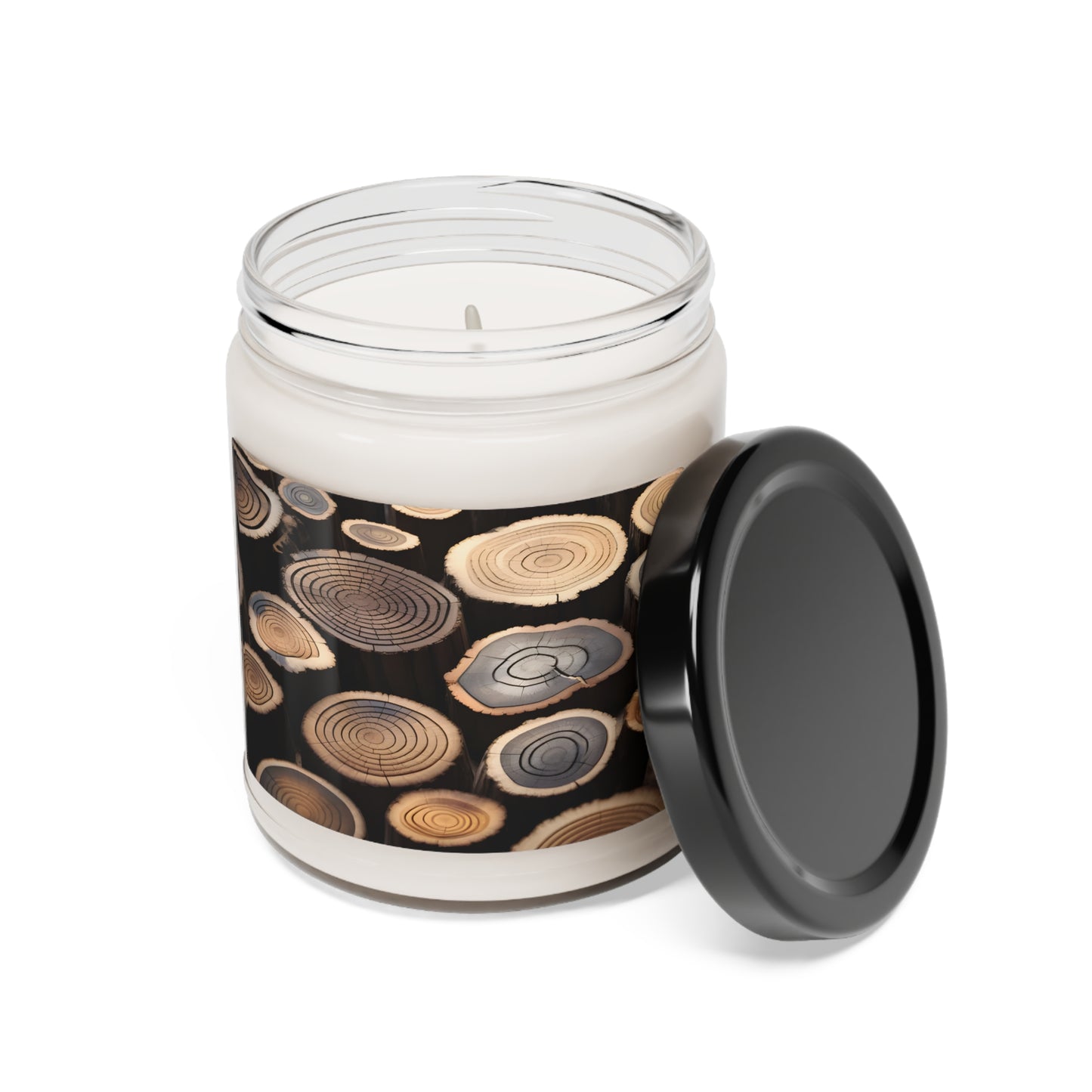 Wood Rounds Scented Soy Candle, 9oz