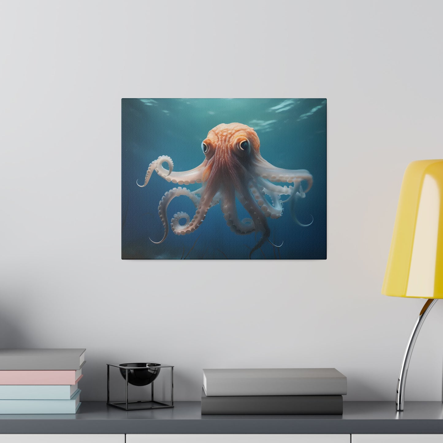 Octopus Matte Canvas, Stretched, 0.75" pn010