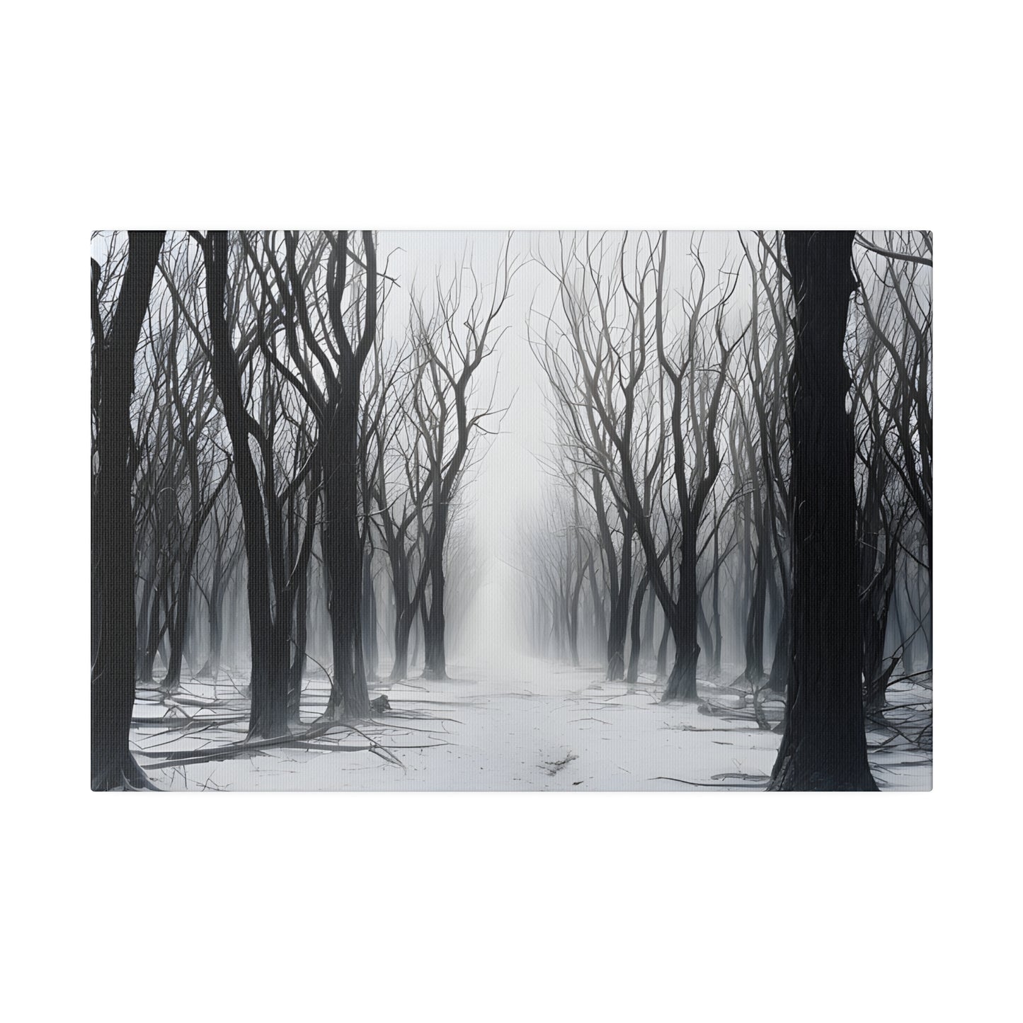 Winter Tree Matte Canvas, Stretched, 0.75"