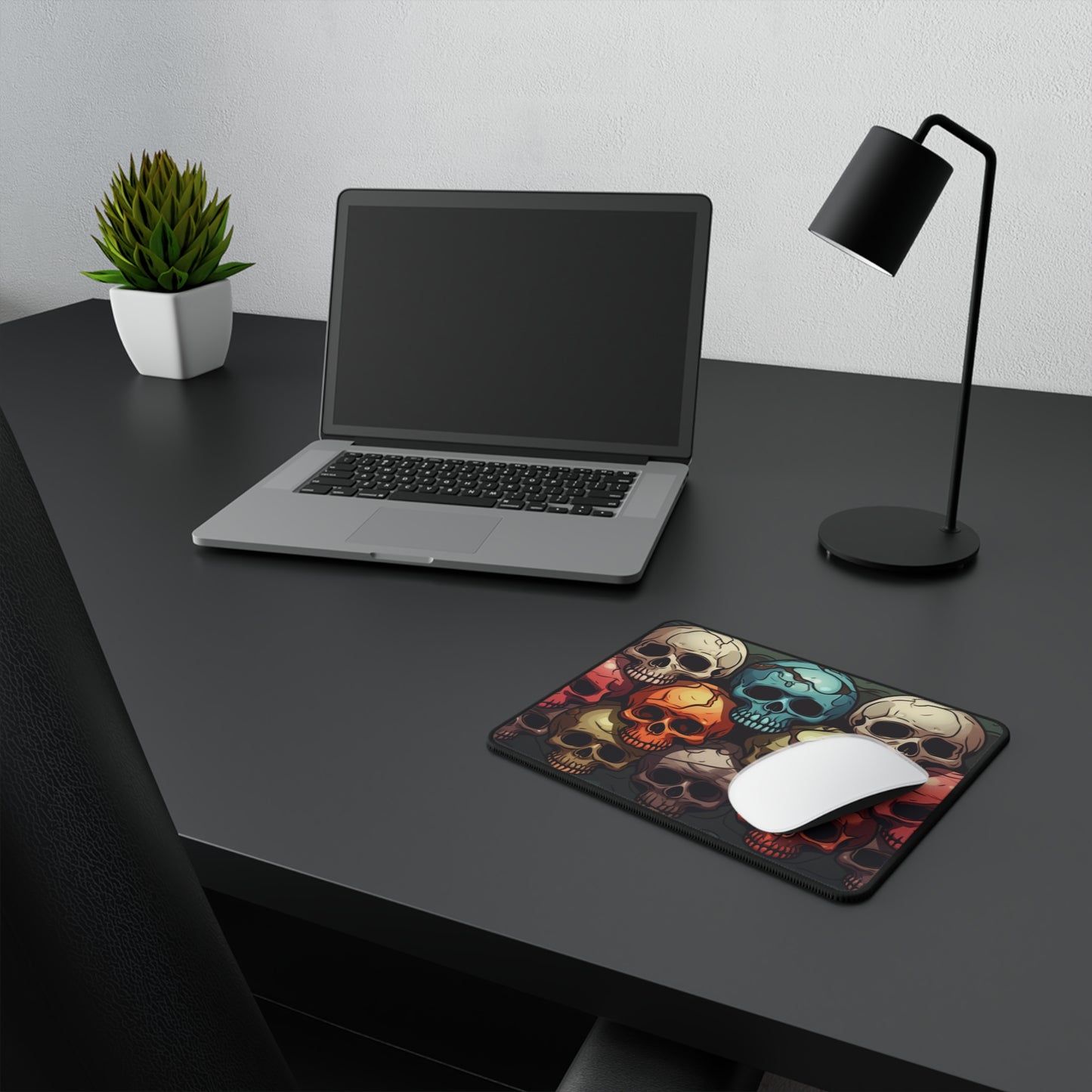 Colorful Skulls Non-Slip Mouse Pads