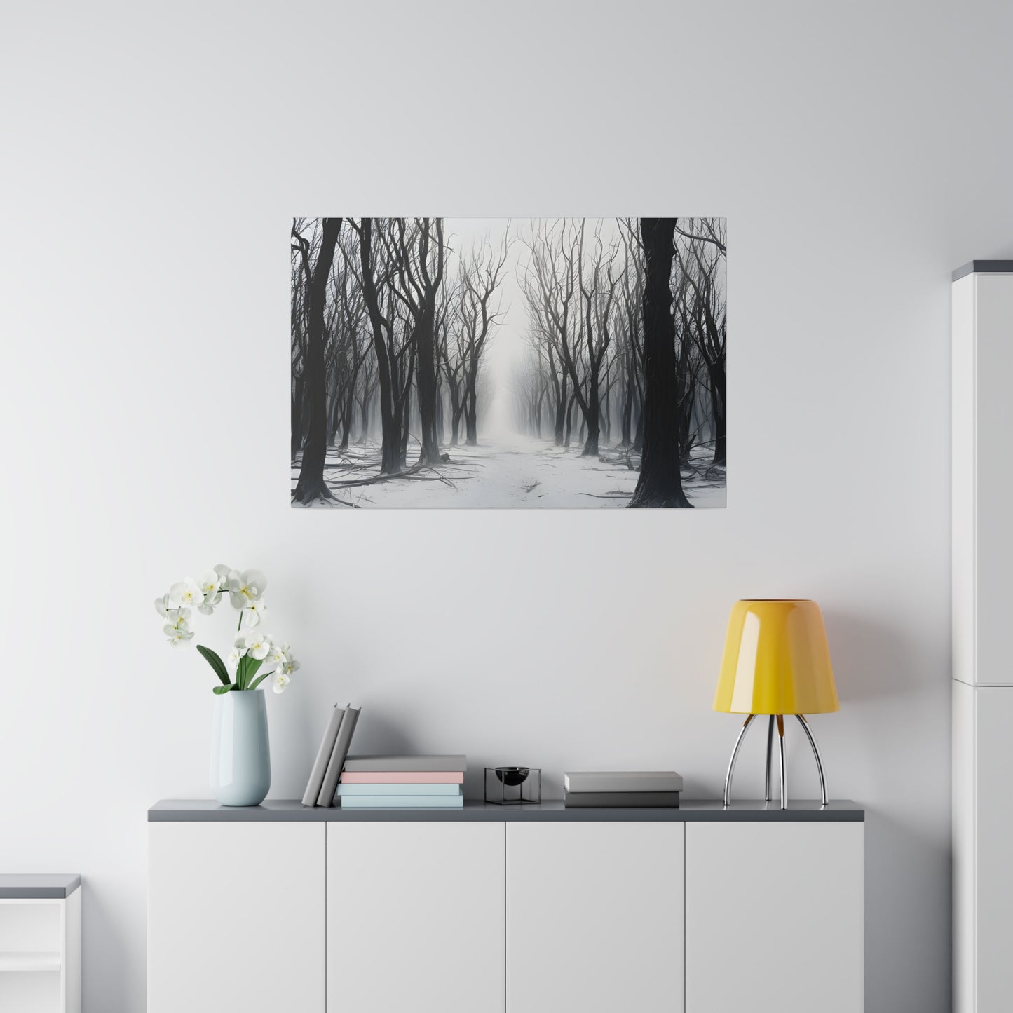 Winter Tree Matte Canvas, Stretched, 0.75"