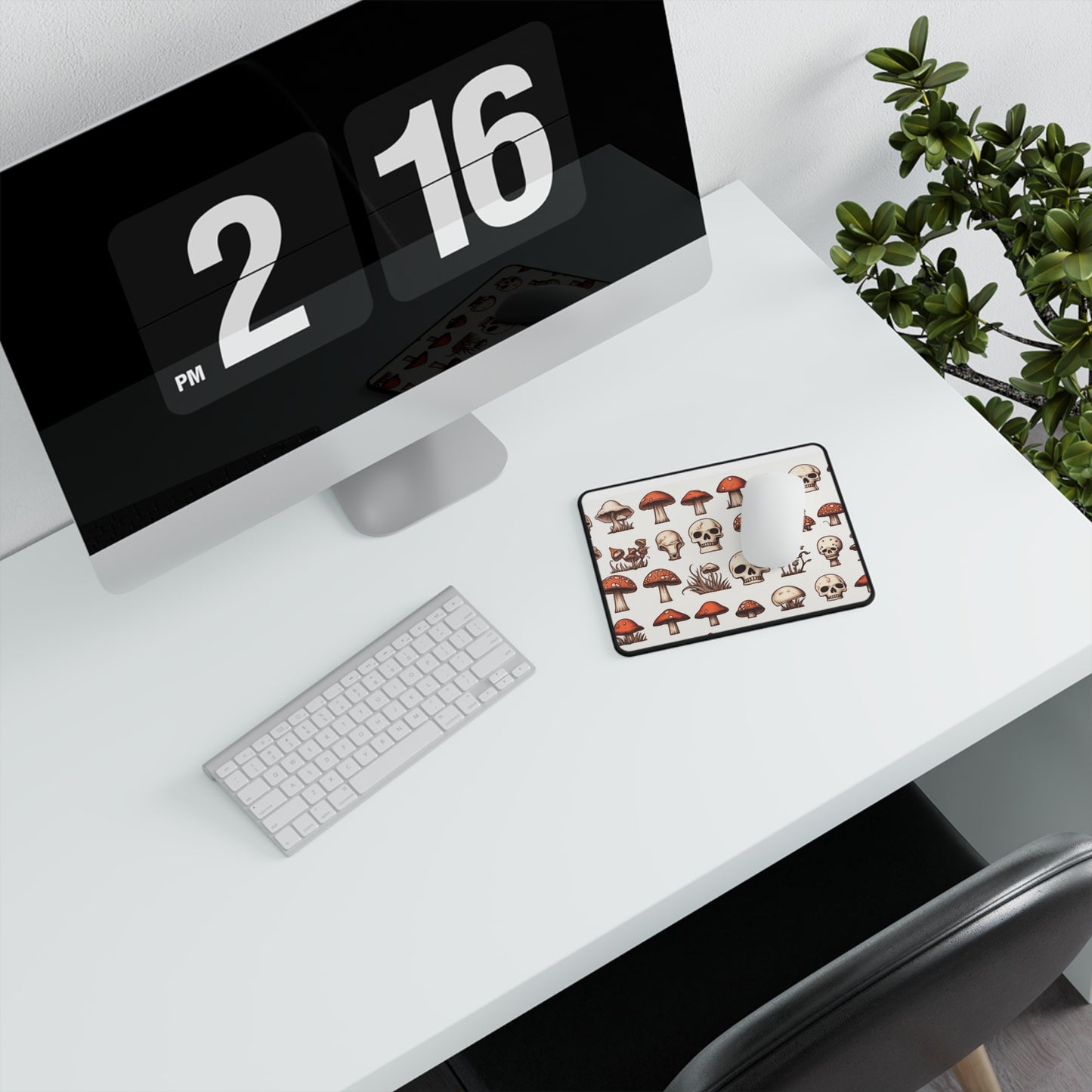 Skulls and Mushrooms Non-Slip Mouse Pads