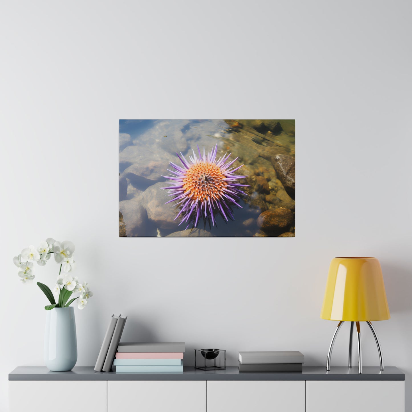 Sea Urchin Matte Canvas, Stretched, 0.75" pn005