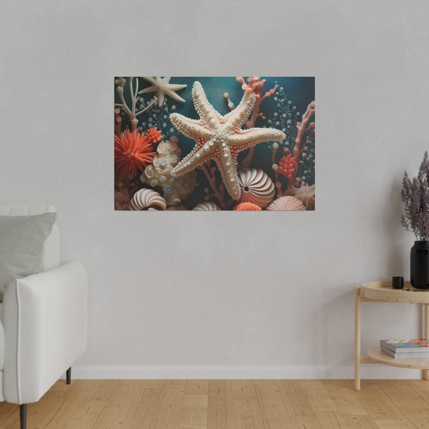 Starfish Matte Canvas, Stretched, 0.75" pn009