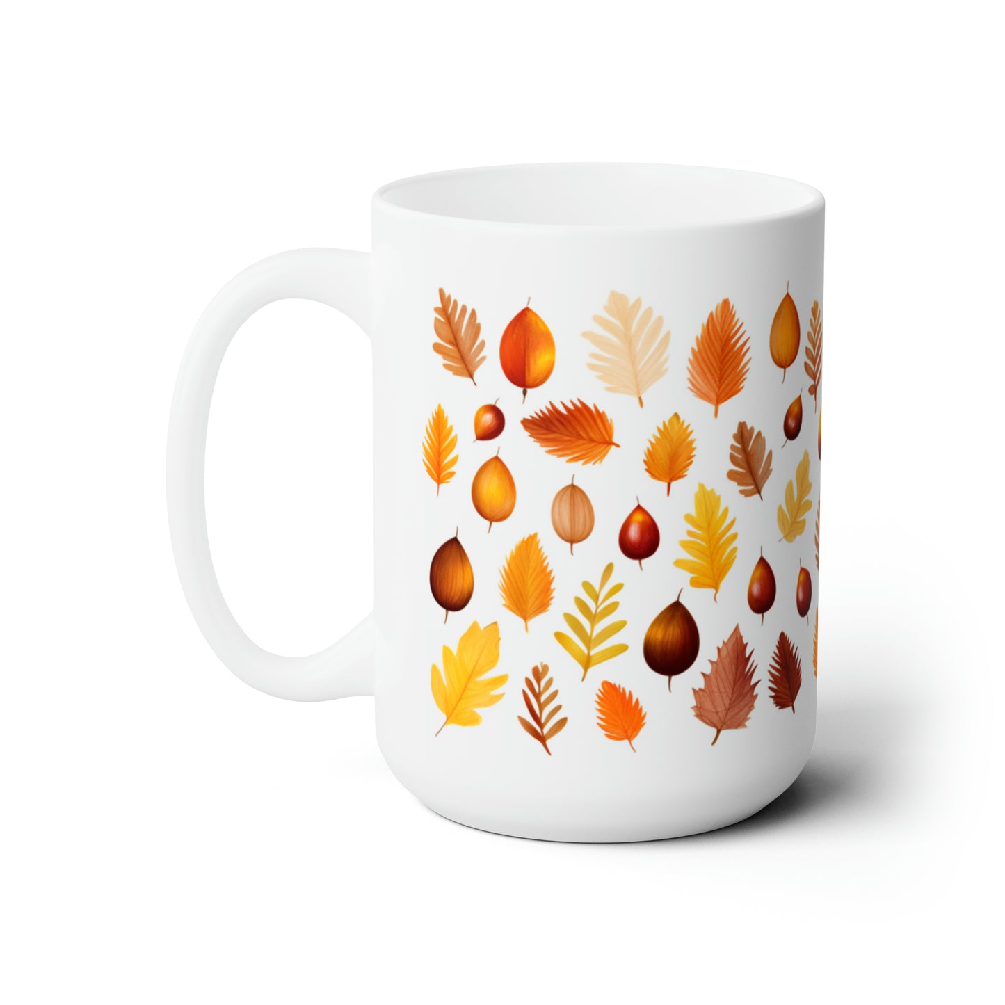 Fall leaves Ceramic Mug 15oz