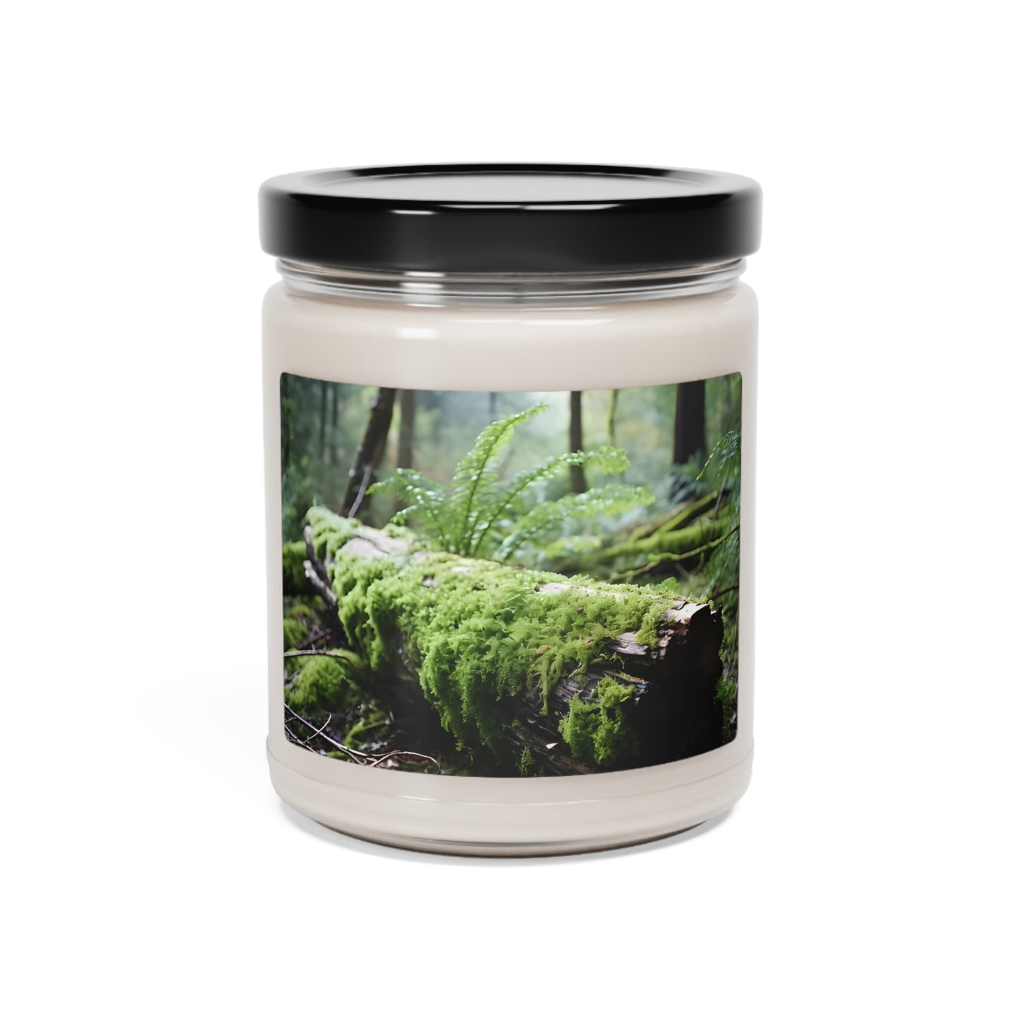 Mossy log Scented Soy Candle, 9oz