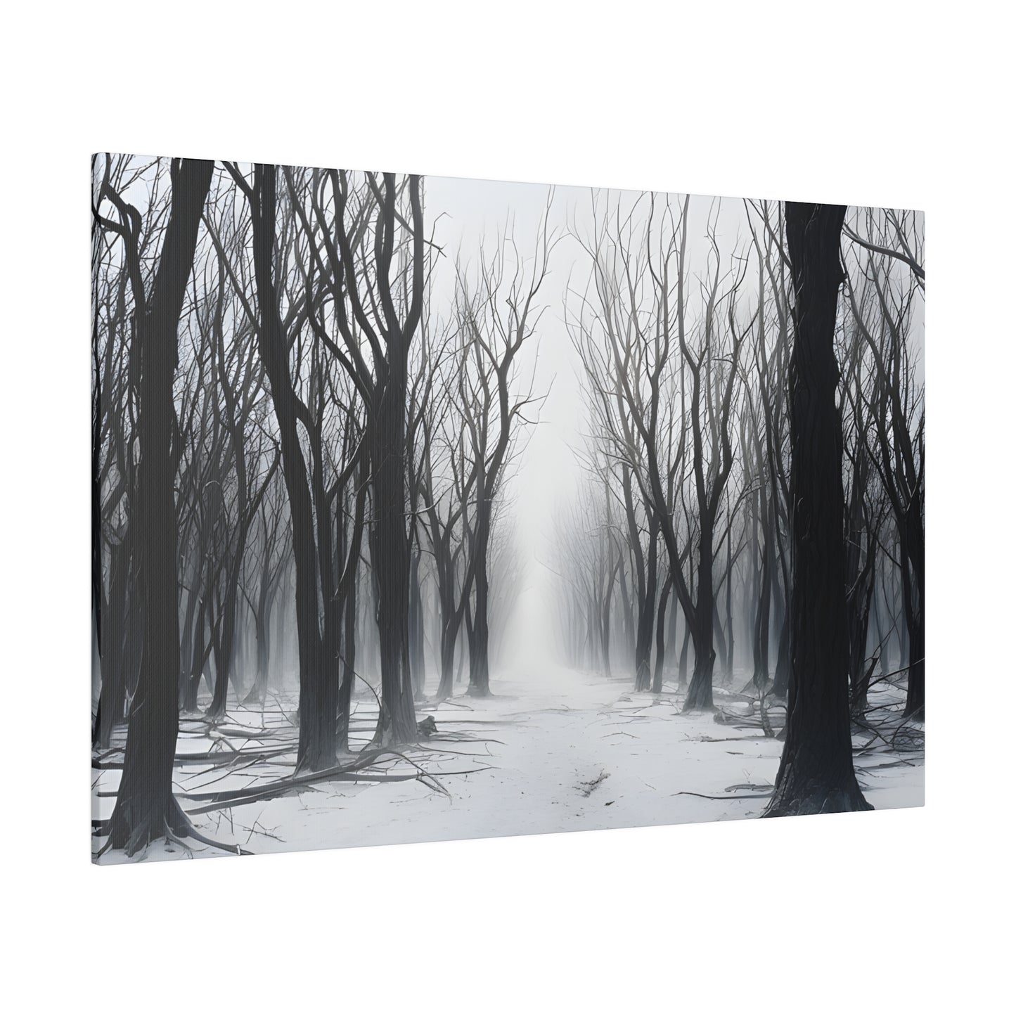 Winter Tree Matte Canvas, Stretched, 0.75"
