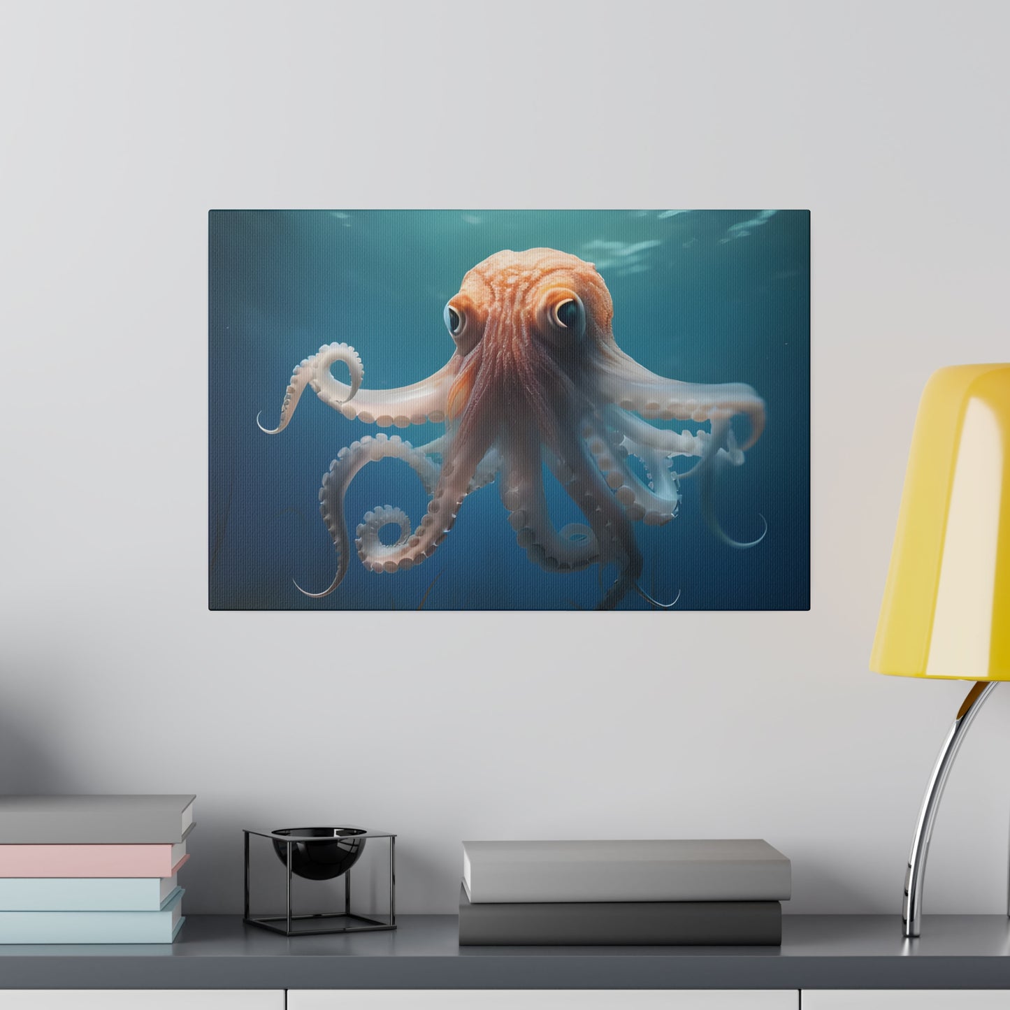 Octopus Matte Canvas, Stretched, 0.75" pn010