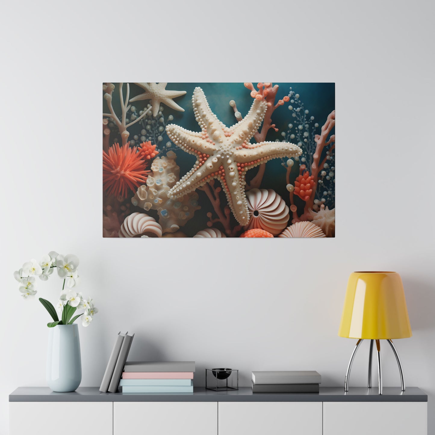 Starfish Matte Canvas, Stretched, 0.75" pn009