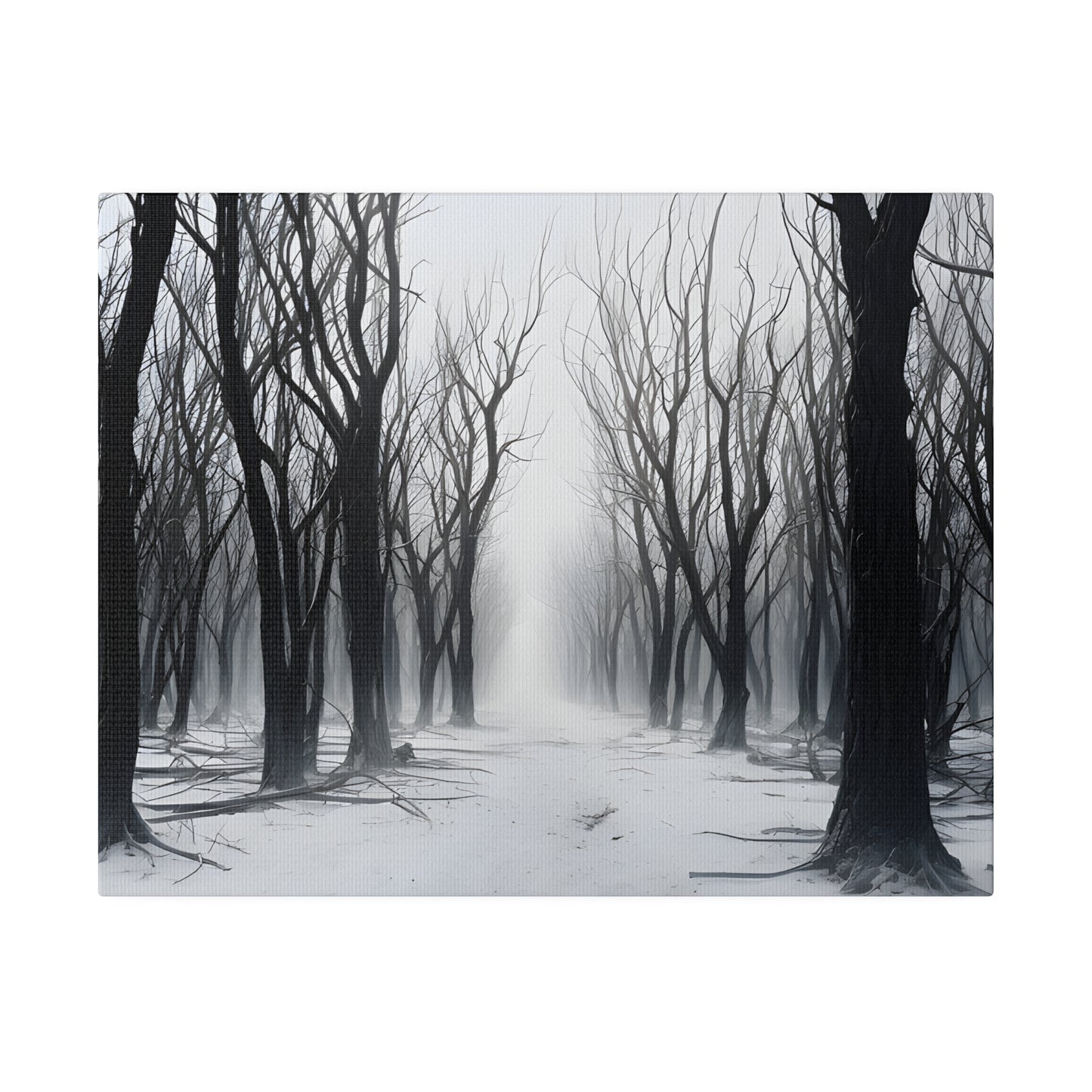 Winter Tree Matte Canvas, Stretched, 0.75"