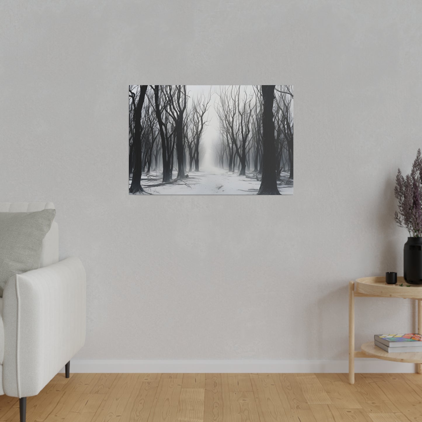 Winter Tree Matte Canvas, Stretched, 0.75"