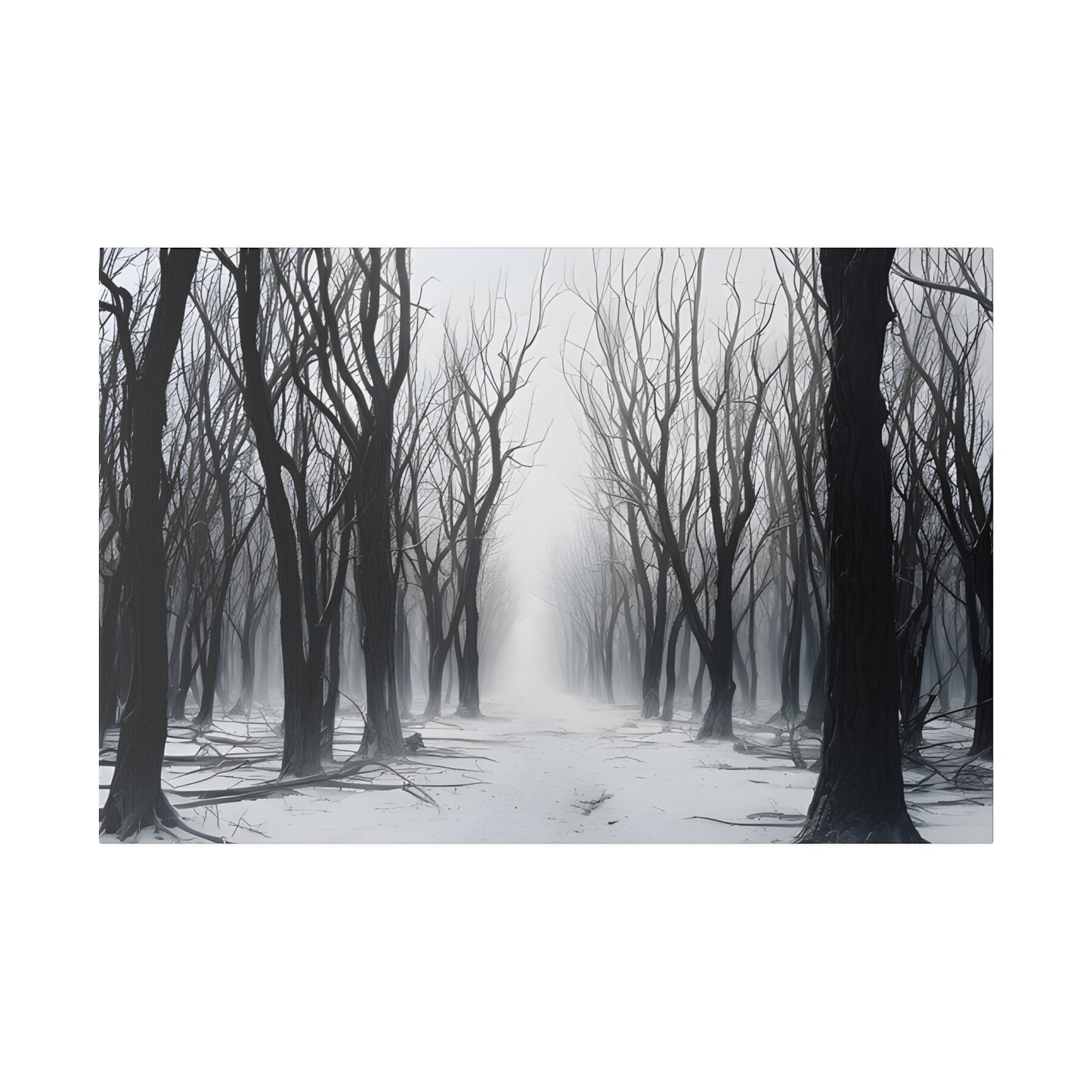 Winter Tree Matte Canvas, Stretched, 0.75"