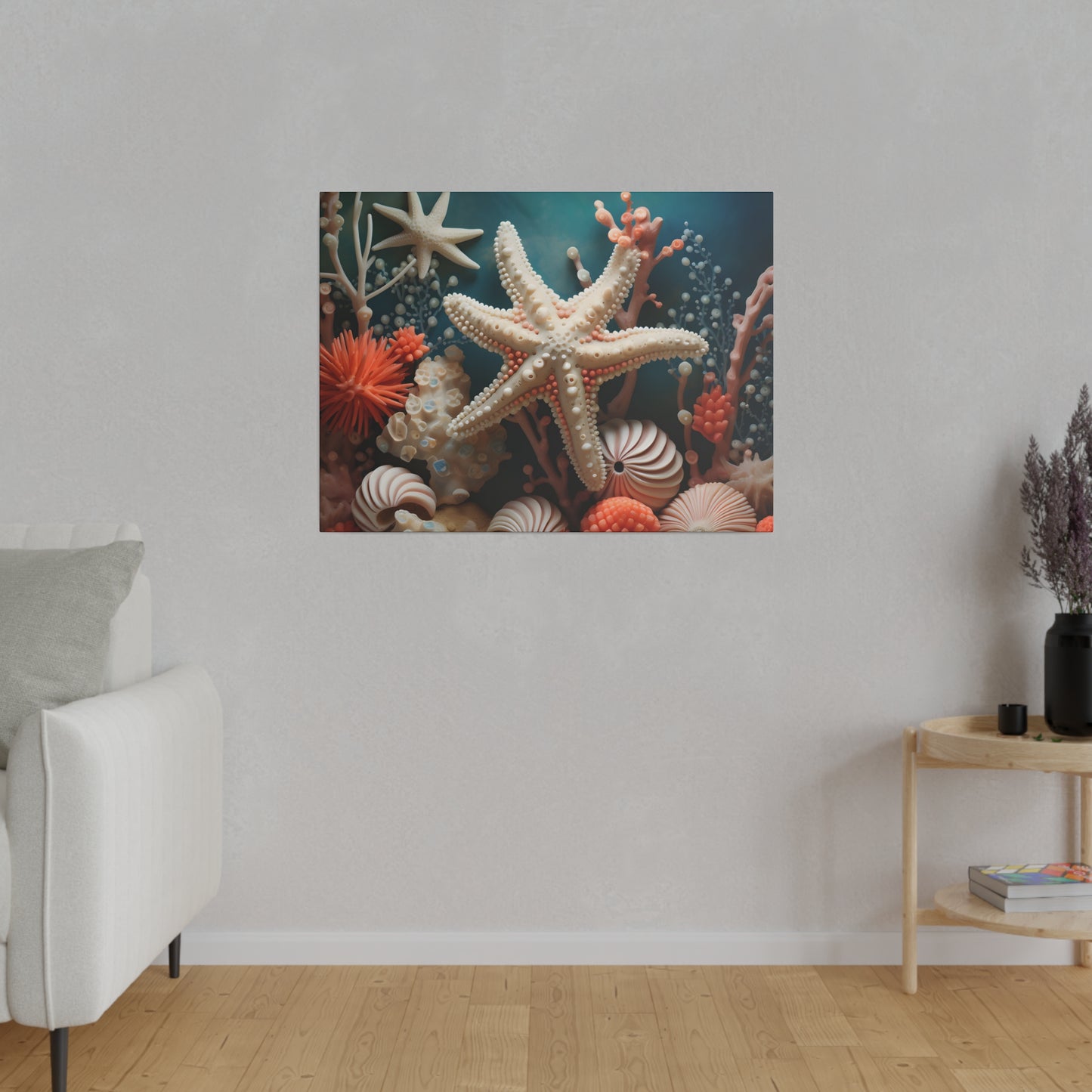 Starfish Matte Canvas, Stretched, 0.75" pn009
