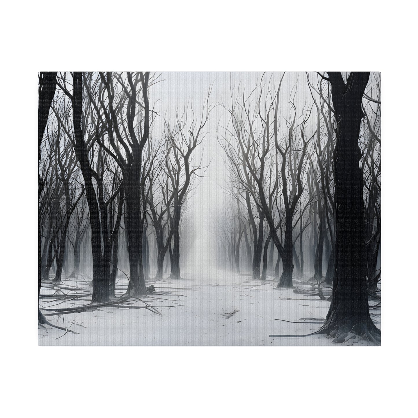 Winter Tree Matte Canvas, Stretched, 0.75"