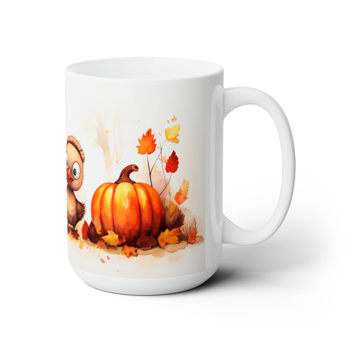 Turkey family Ceramic Mug 15oz