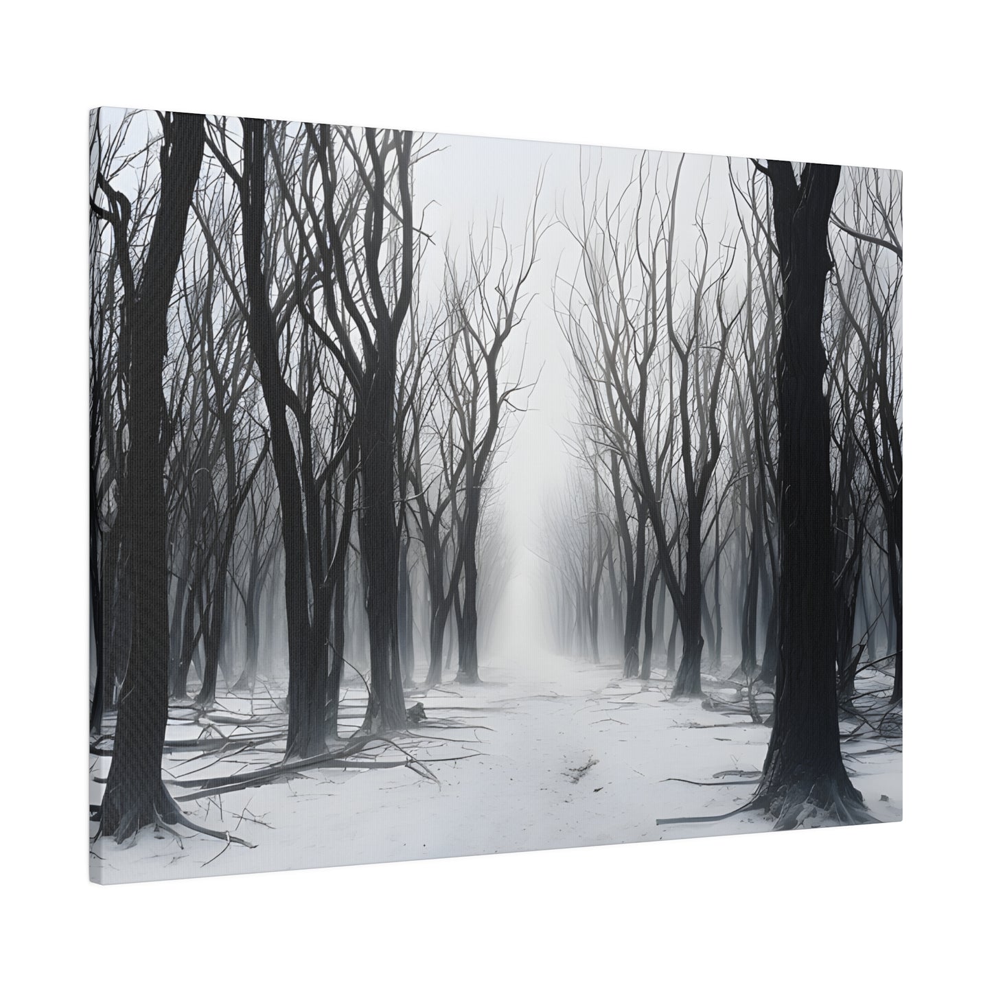 Winter Tree Matte Canvas, Stretched, 0.75"