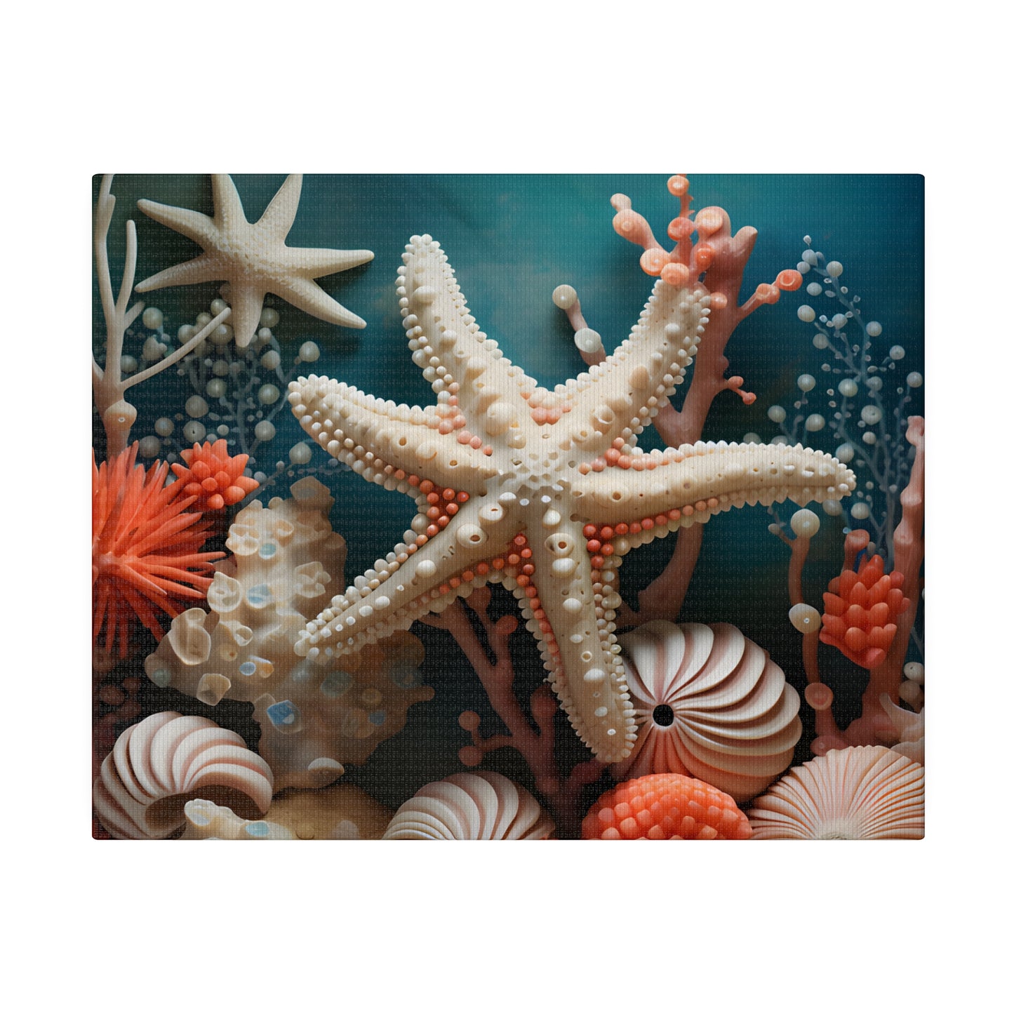 Starfish Matte Canvas, Stretched, 0.75" pn009