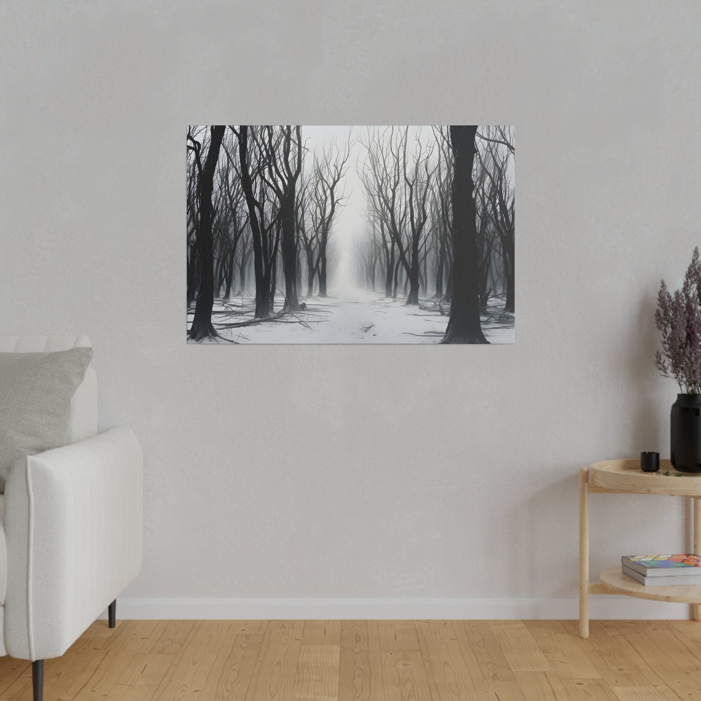 Winter Tree Matte Canvas, Stretched, 0.75"