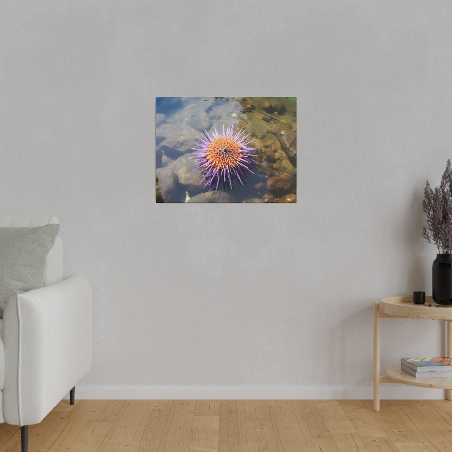 Sea Urchin Matte Canvas, Stretched, 0.75" pn005
