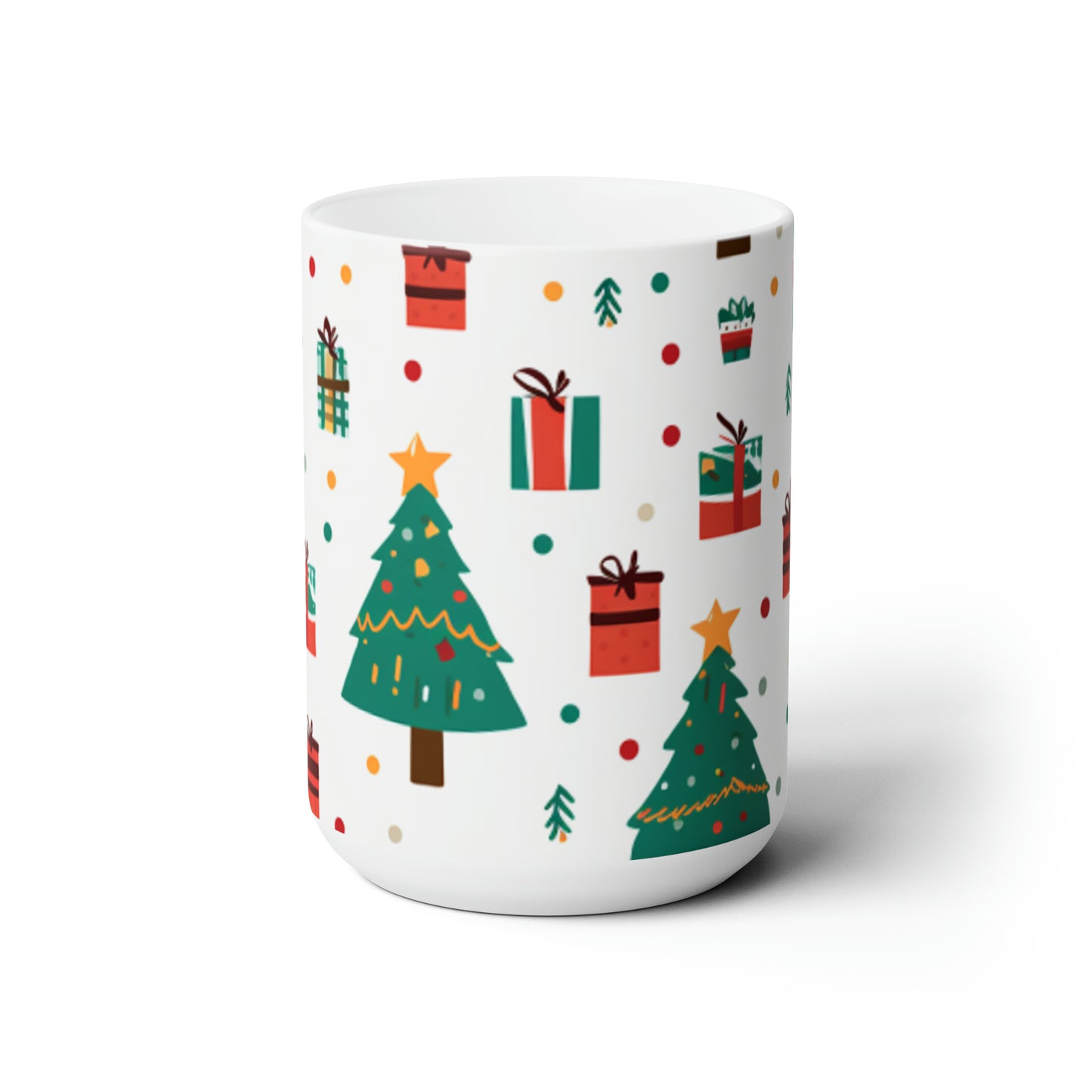 Christmas Tree Ceramic Mug 15oz
