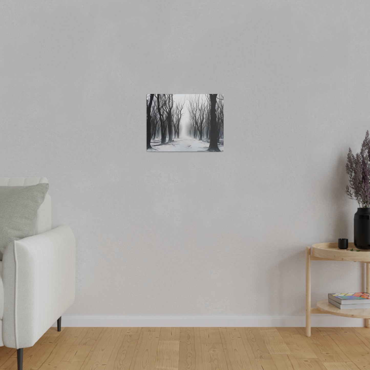 Winter Tree Matte Canvas, Stretched, 0.75"