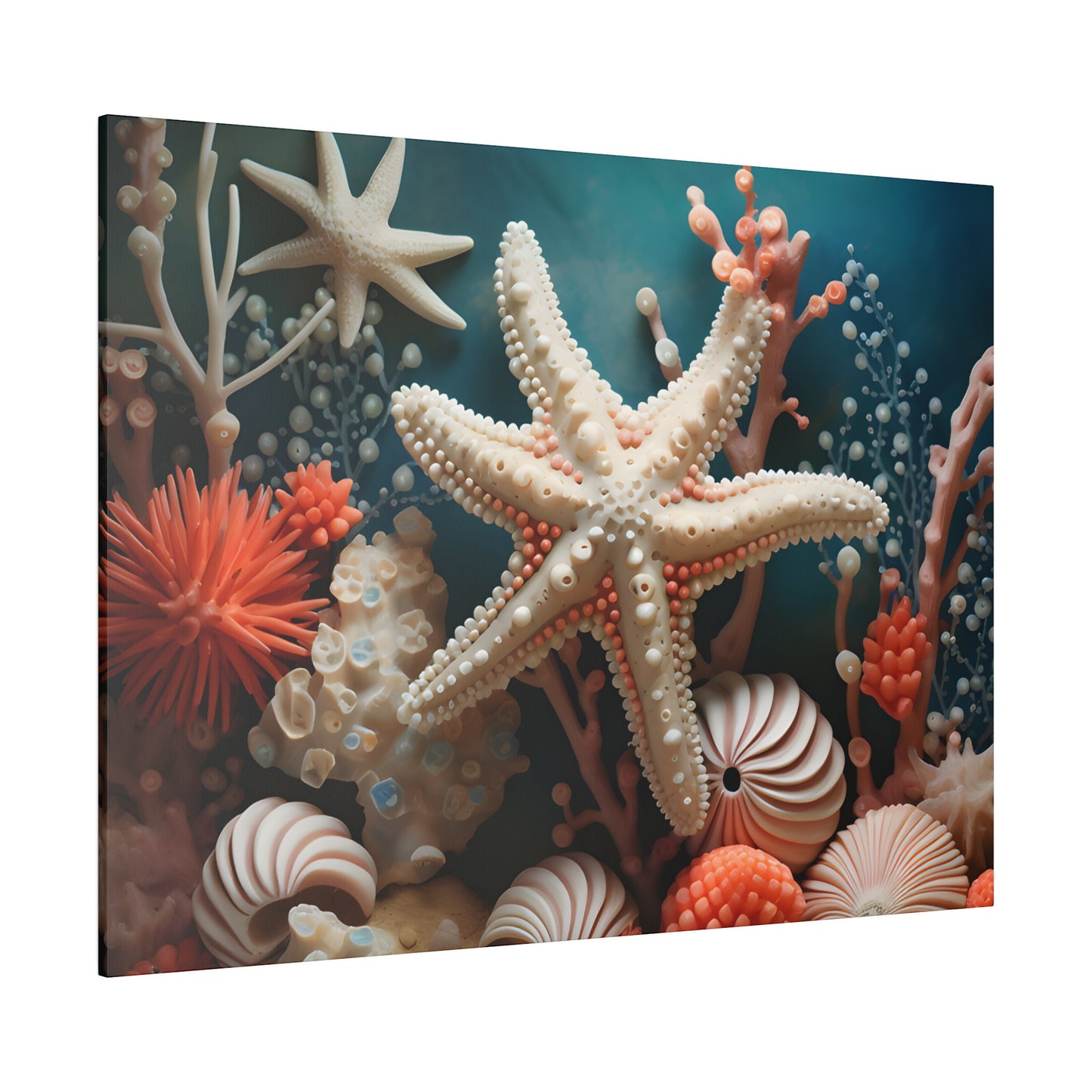 Starfish Matte Canvas, Stretched, 0.75" pn009