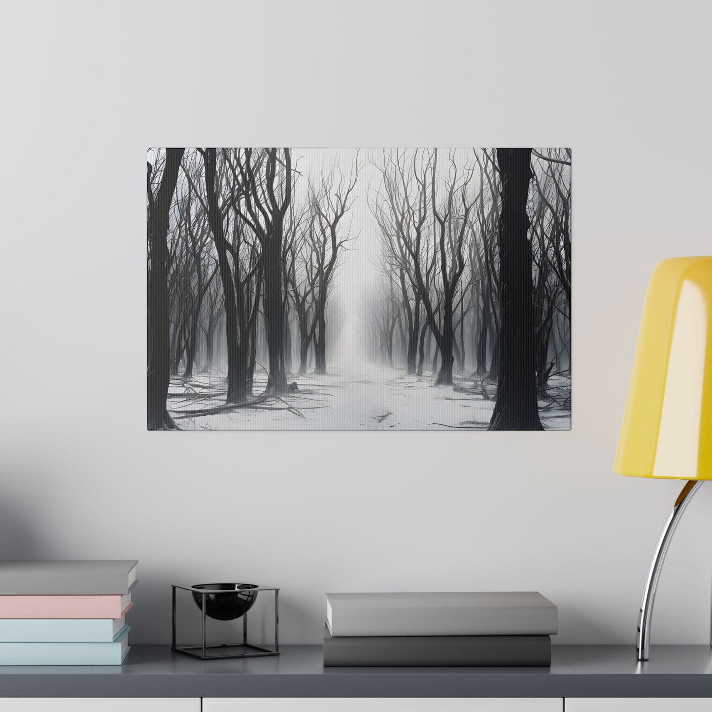 Winter Tree Matte Canvas, Stretched, 0.75"