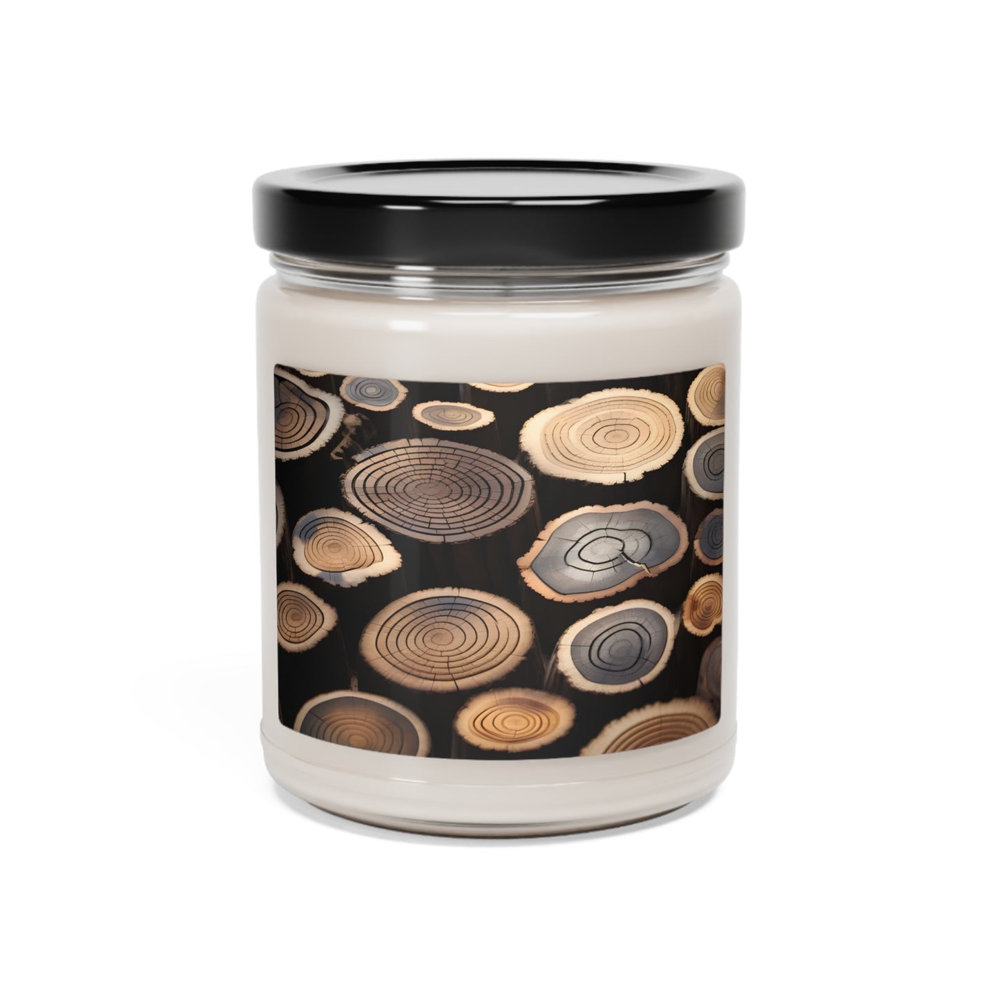 Wood Rounds Scented Soy Candle, 9oz