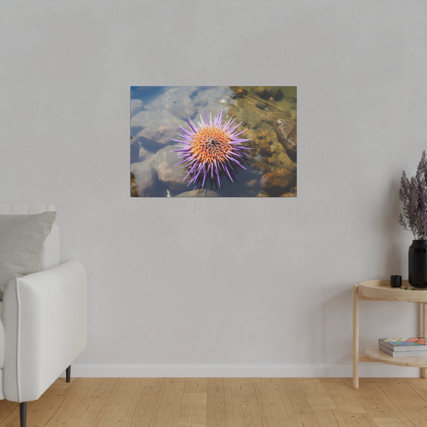 Sea Urchin Matte Canvas, Stretched, 0.75" pn005