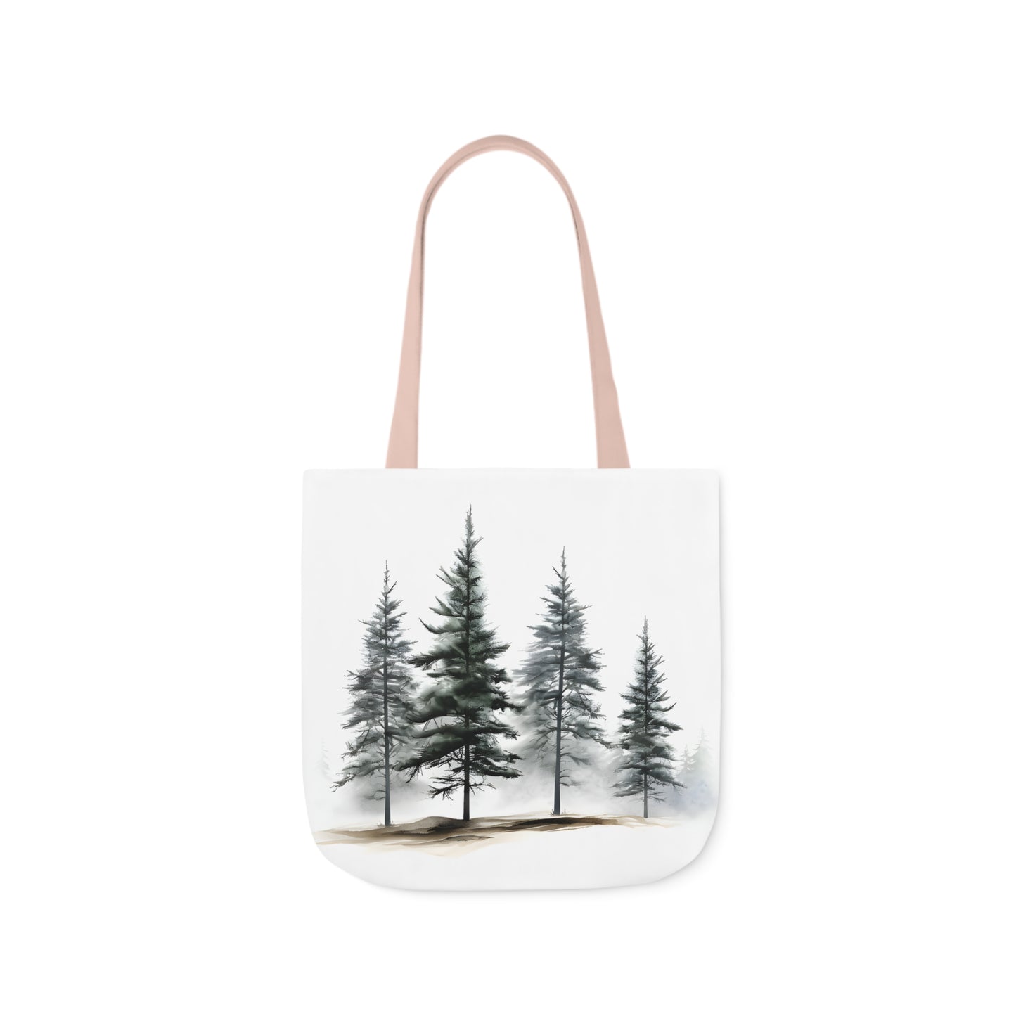 Pine Tree Polyester Canvas Tote Bag (AOP)