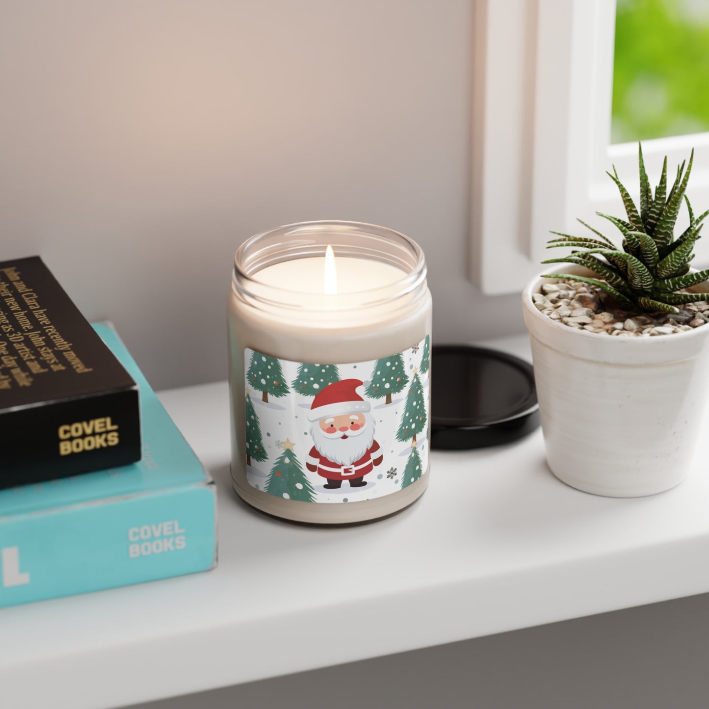 Santa Scented Soy Candle, 9oz