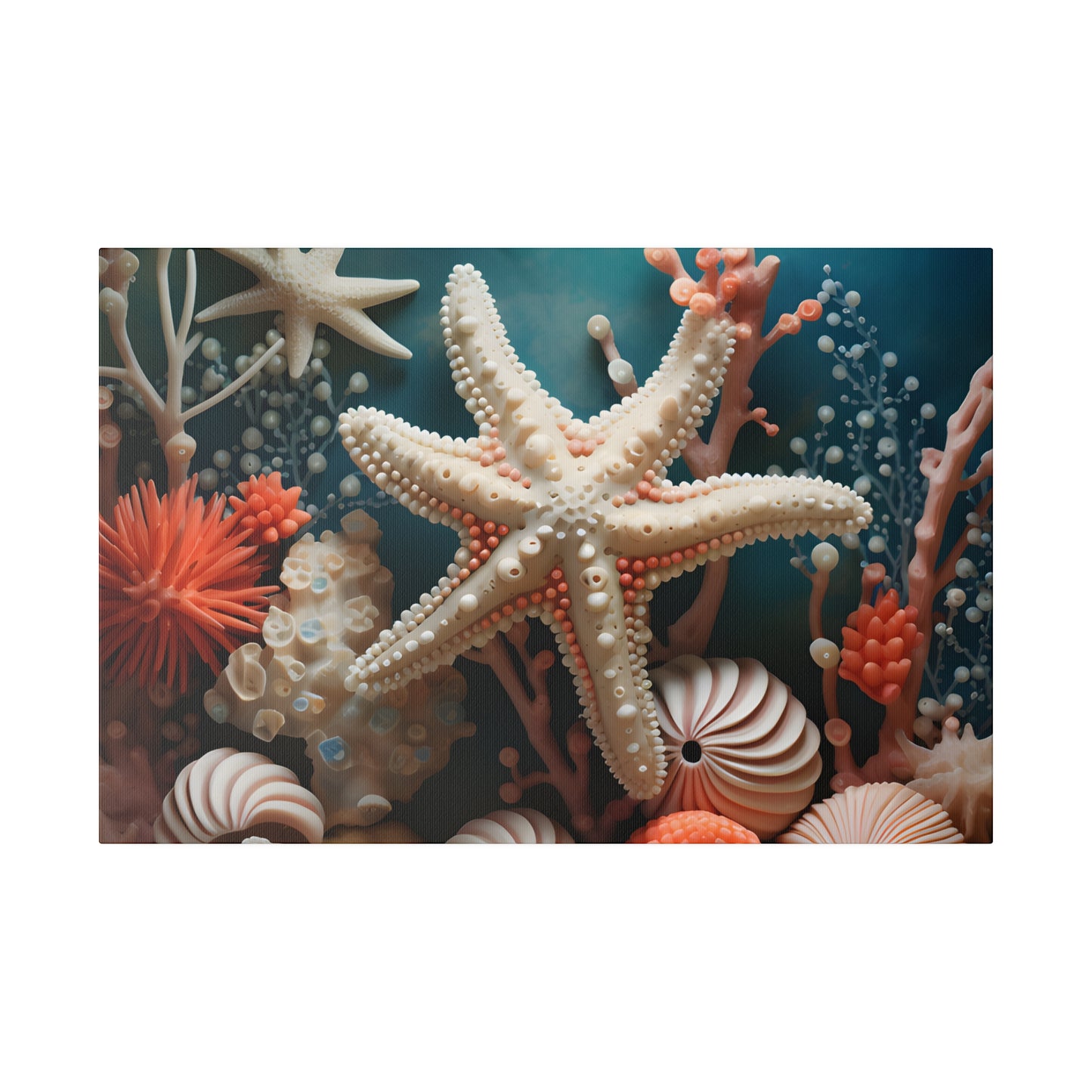 Starfish Matte Canvas, Stretched, 0.75" pn009