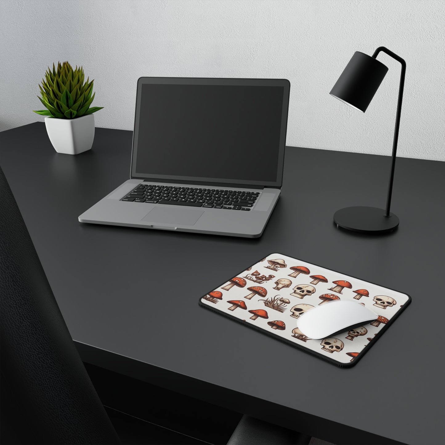 Skulls and Mushrooms Non-Slip Mouse Pads