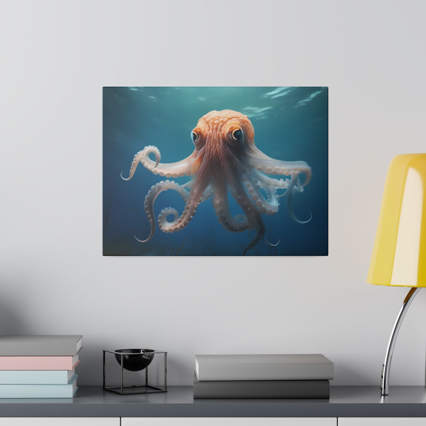 Octopus Matte Canvas, Stretched, 0.75" pn010