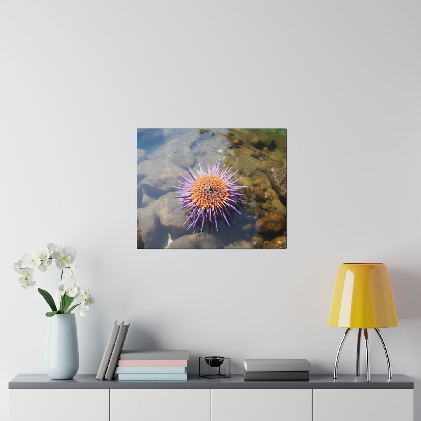 Sea Urchin Matte Canvas, Stretched, 0.75" pn005