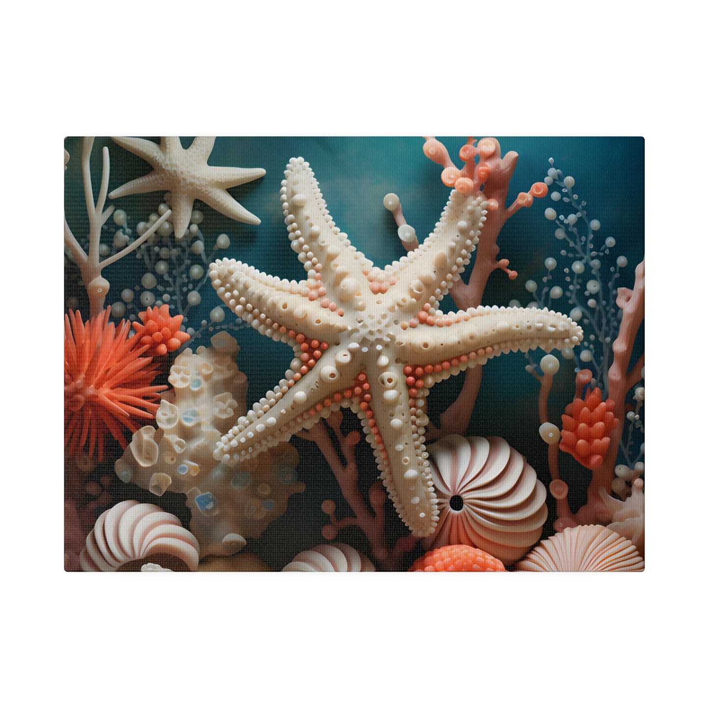 Starfish Matte Canvas, Stretched, 0.75" pn009